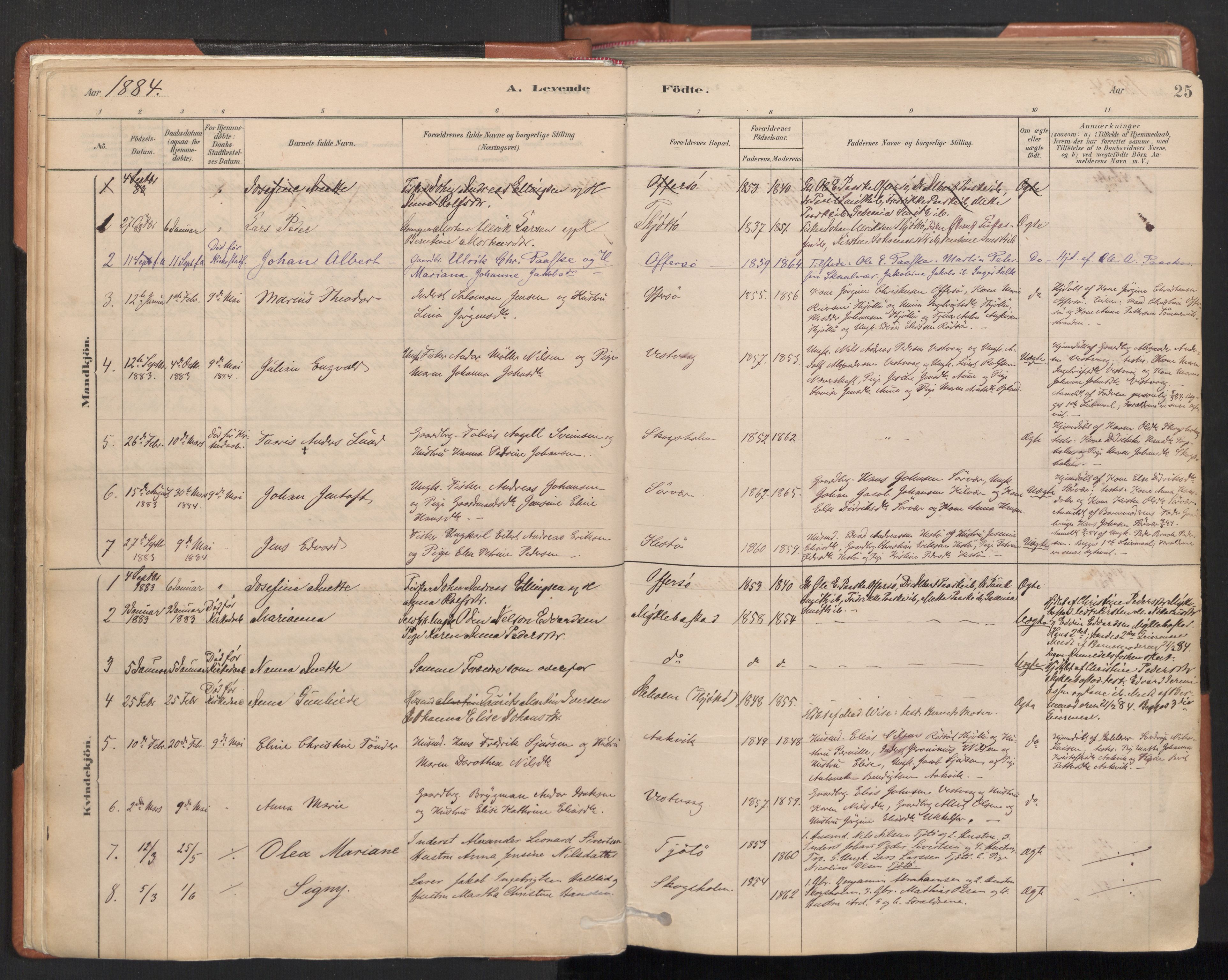 Ministerialprotokoller, klokkerbøker og fødselsregistre - Nordland, SAT/A-1459/817/L0264: Parish register (official) no. 817A04, 1878-1907, p. 25