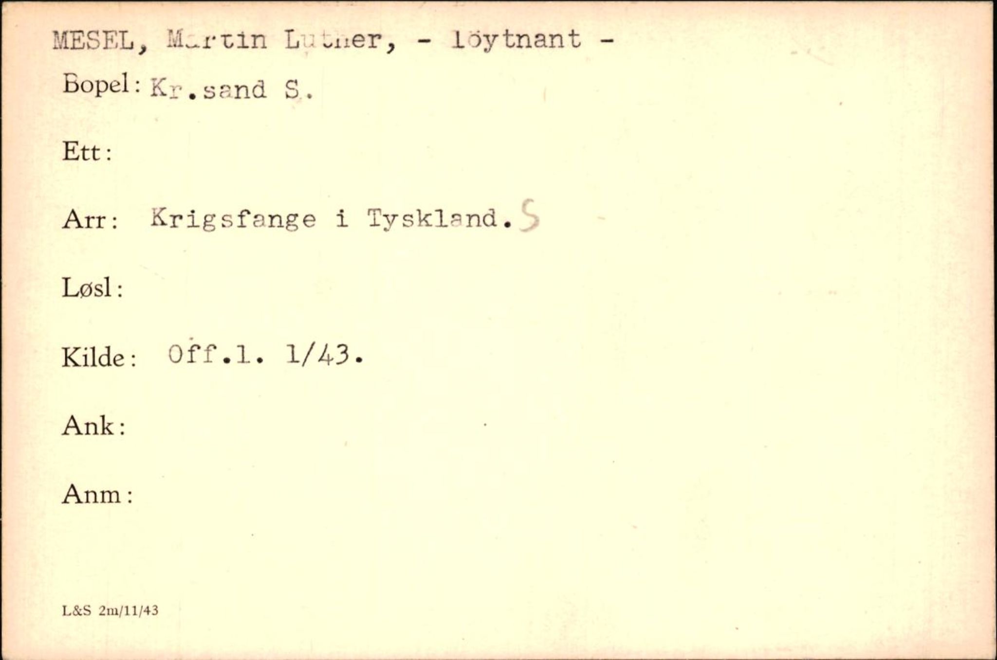 Forsvaret, Forsvarets krigshistoriske avdeling, AV/RA-RAFA-2017/Y/Yf/L0200: II-C-11-2102  -  Norske krigsfanger i Tyskland, 1940-1945, p. 710