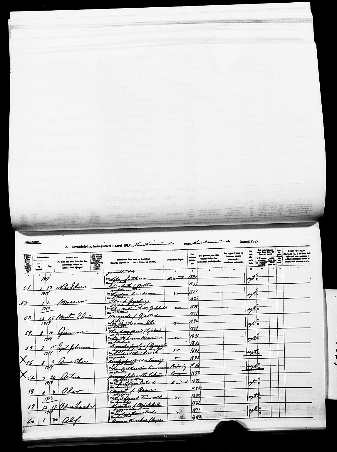 Ministerialprotokoller, klokkerbøker og fødselsregistre - Møre og Romsdal, AV/SAT-A-1454/572/L0861: Parish register (official) no. 572D05, 1913-1920