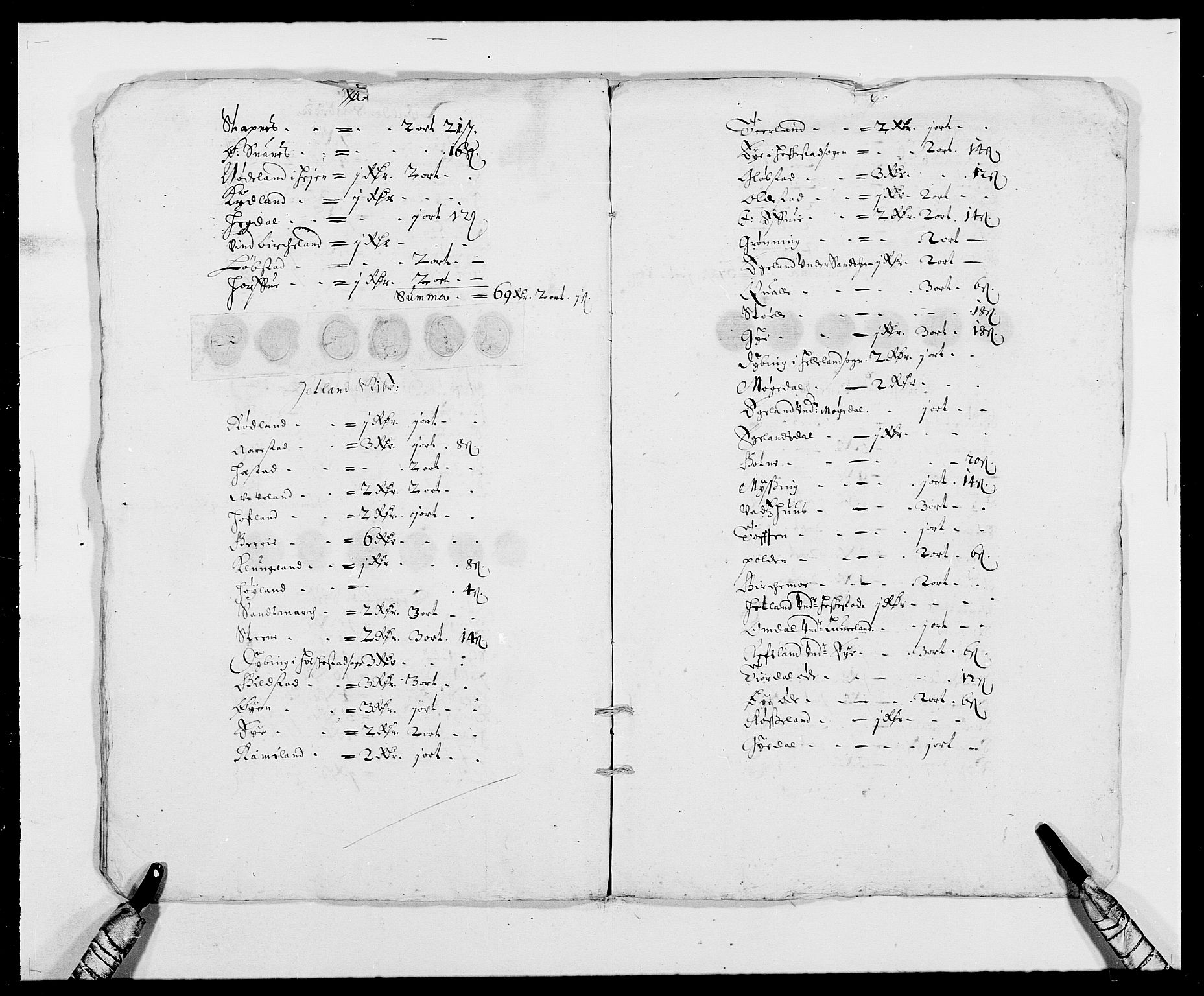 Rentekammeret inntil 1814, Reviderte regnskaper, Fogderegnskap, AV/RA-EA-4092/R46/L2713: Fogderegnskap Jæren og Dalane, 1671-1672, p. 288