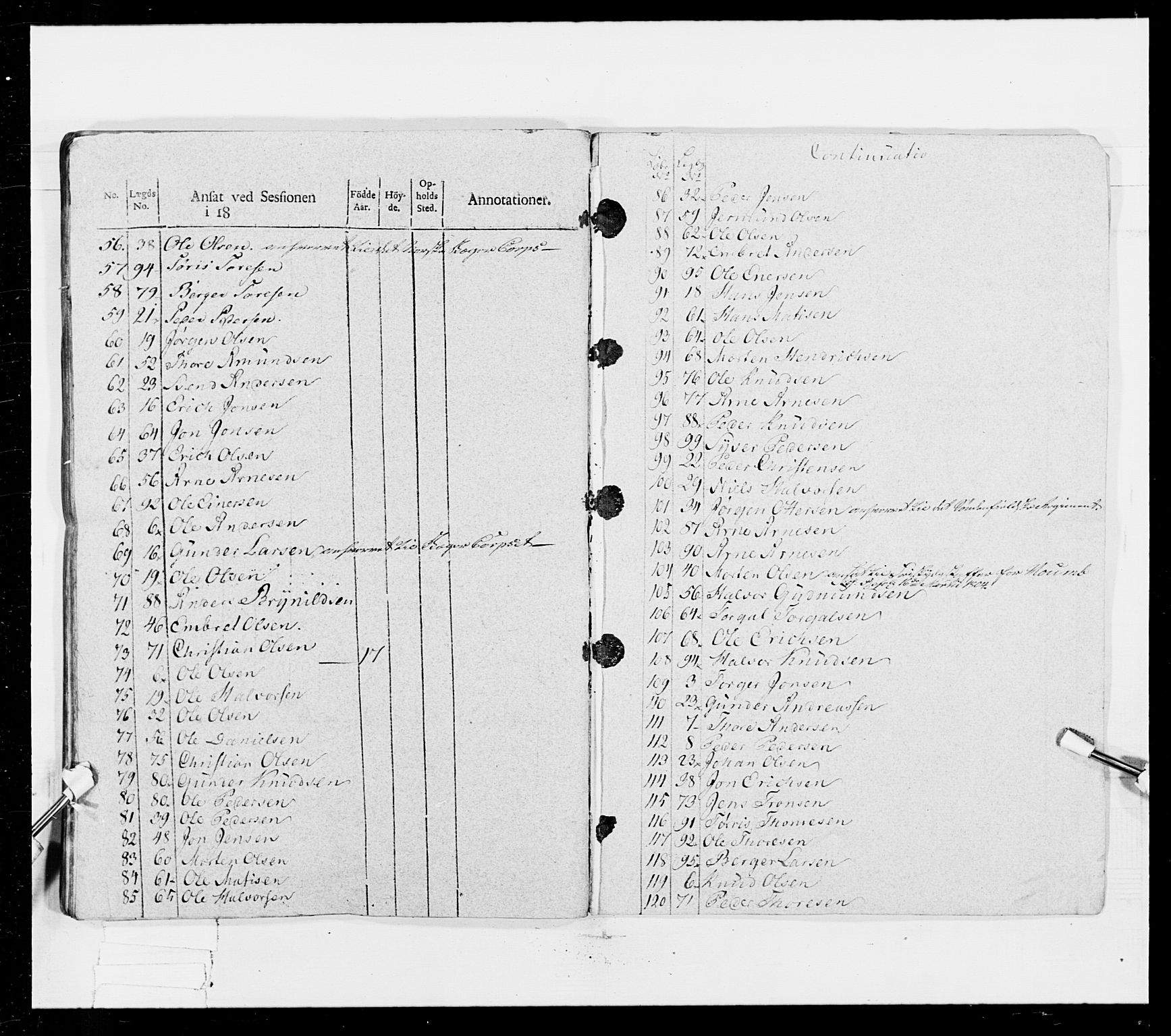 Generalitets- og kommissariatskollegiet, Det kongelige norske kommissariatskollegium, RA/EA-5420/E/Eh/L0025: Skiløperkompaniene, 1766-1803, p. 384