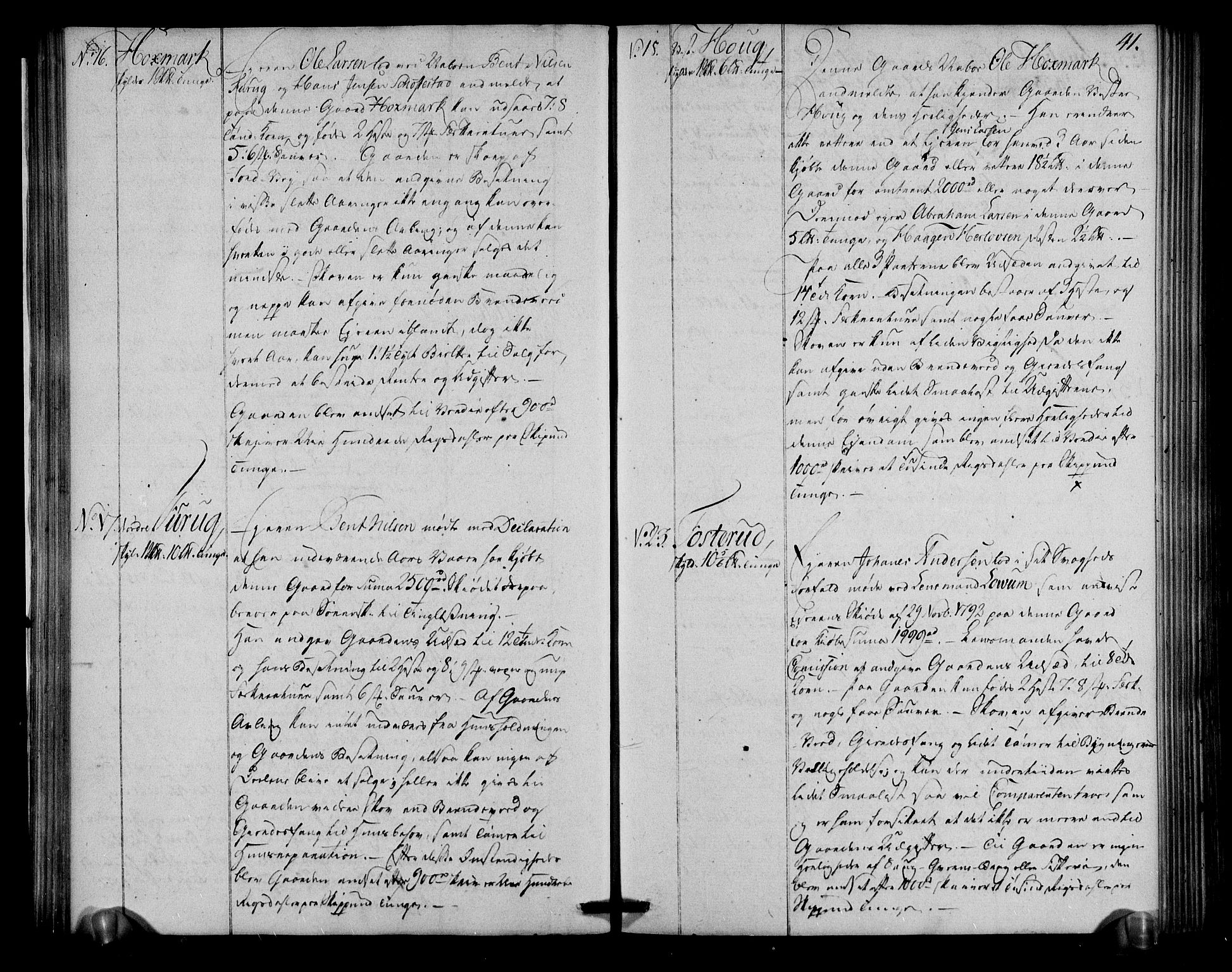 Rentekammeret inntil 1814, Realistisk ordnet avdeling, AV/RA-EA-4070/N/Ne/Nea/L0013: Follo fogderi. Deliberasjonsprotokoll, 1803, p. 42