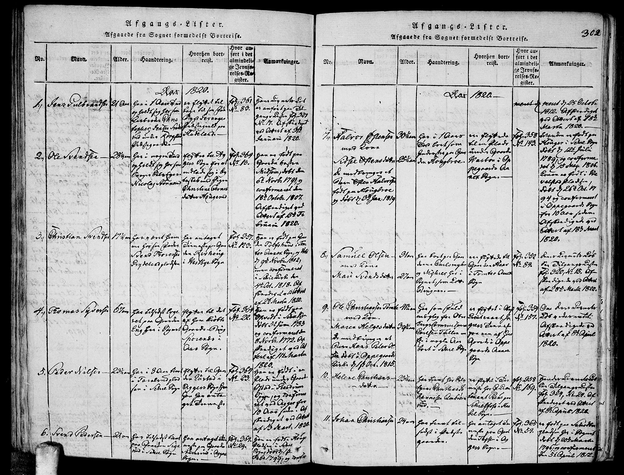 Kråkstad prestekontor Kirkebøker, SAO/A-10125a/F/Fa/L0003: Parish register (official) no. I 3, 1813-1824, p. 302
