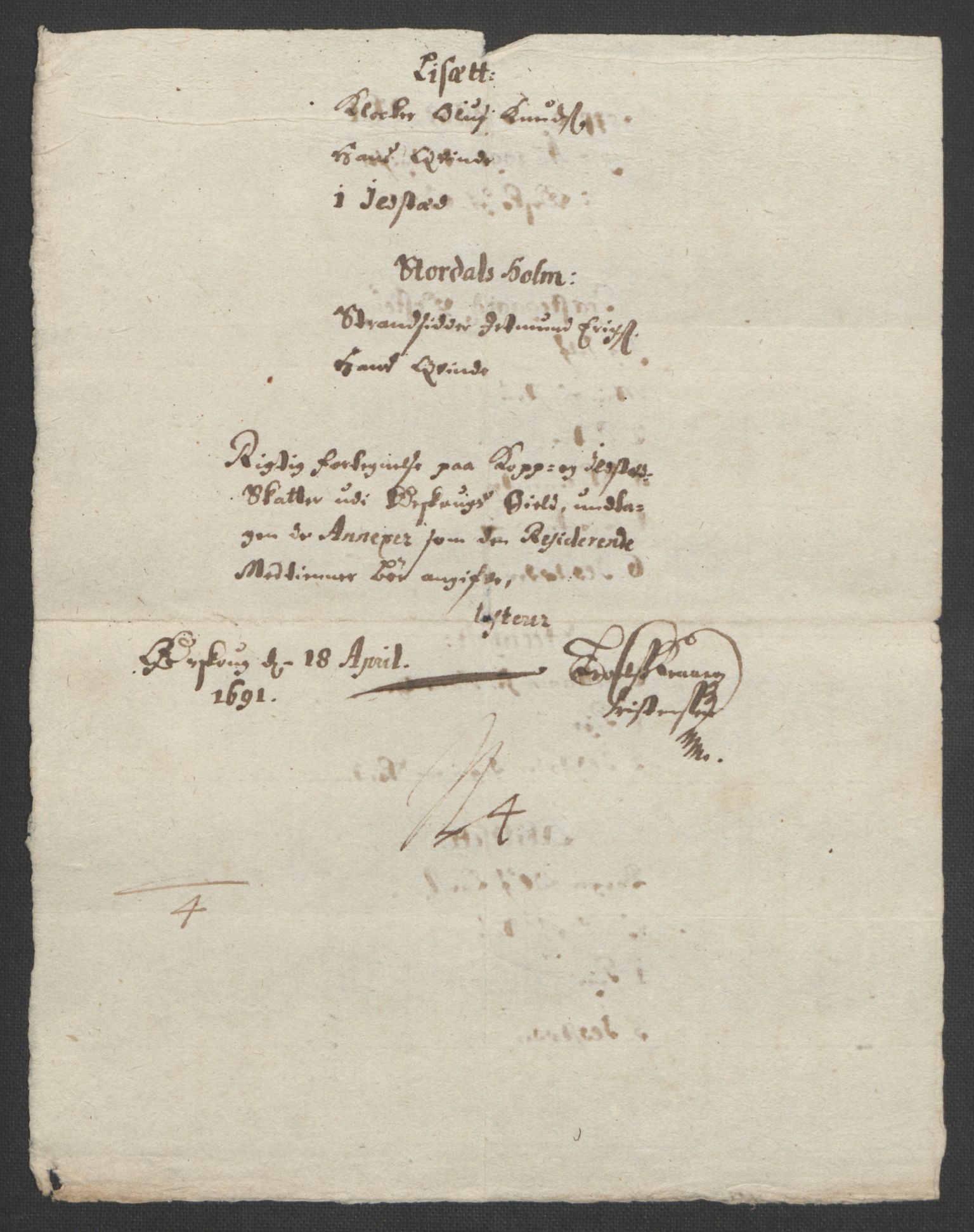 Rentekammeret inntil 1814, Reviderte regnskaper, Fogderegnskap, AV/RA-EA-4092/R54/L3554: Fogderegnskap Sunnmøre, 1691-1693, p. 109