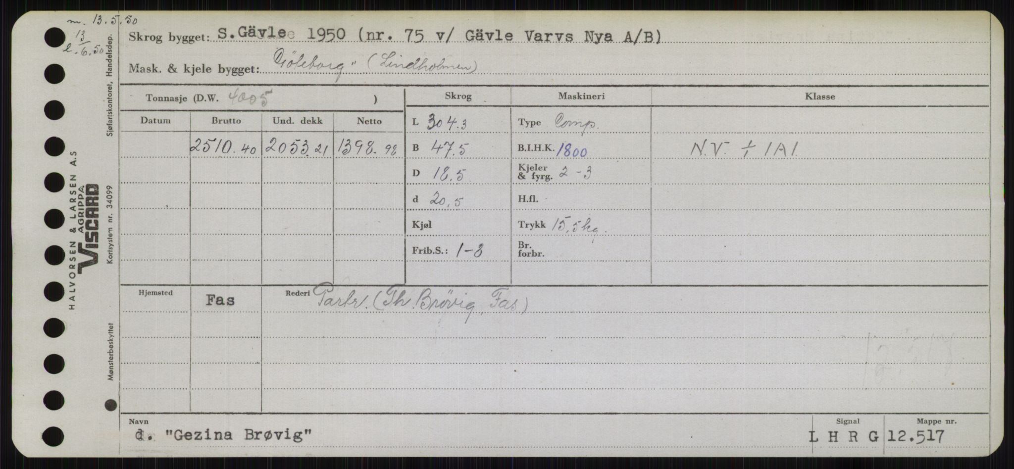 Sjøfartsdirektoratet med forløpere, Skipsmålingen, AV/RA-S-1627/H/Hb/L0002: Fartøy, E-H, p. 211