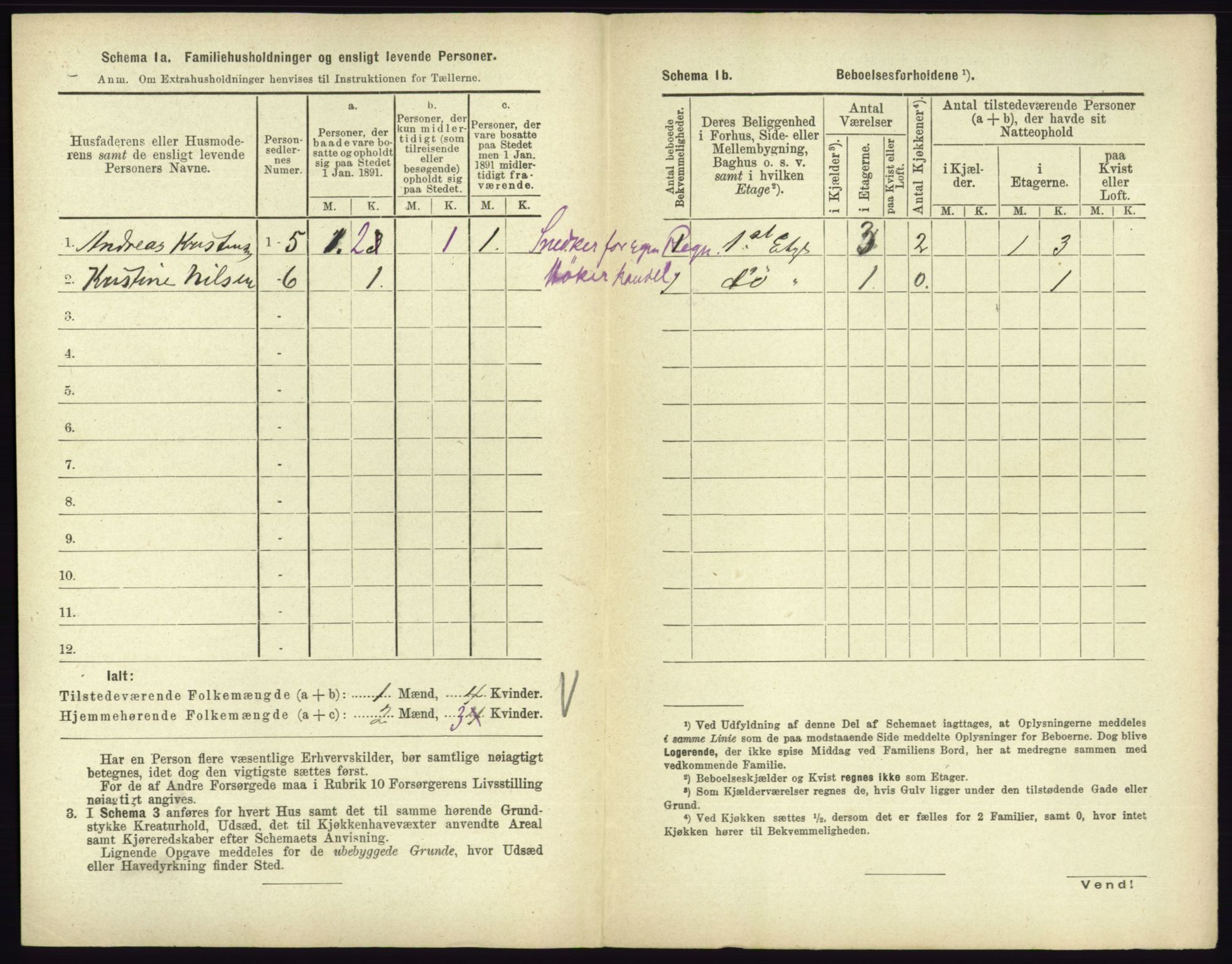 RA, 1891 census for 0705 Tønsberg, 1891, p. 301