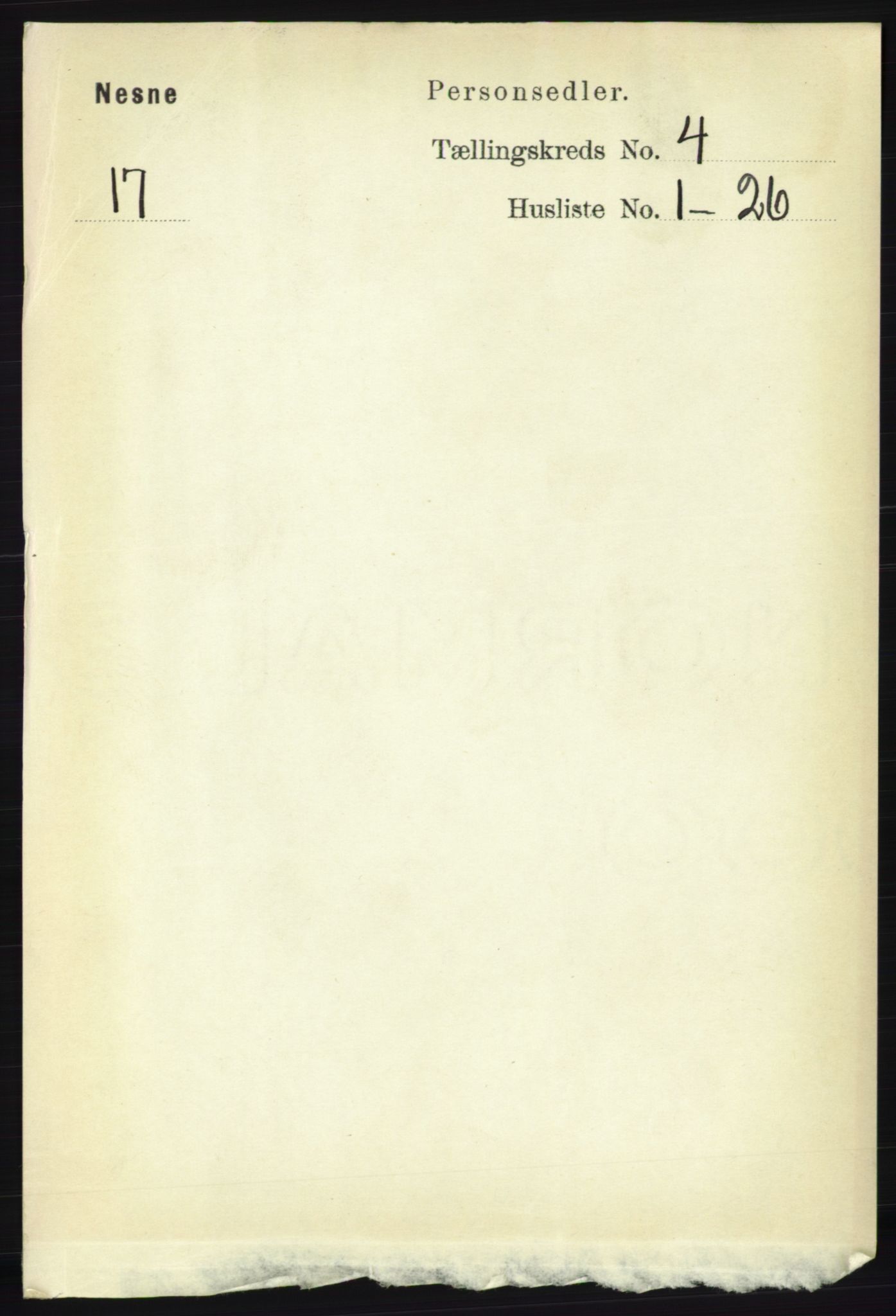 RA, 1891 census for 1828 Nesna, 1891, p. 2175