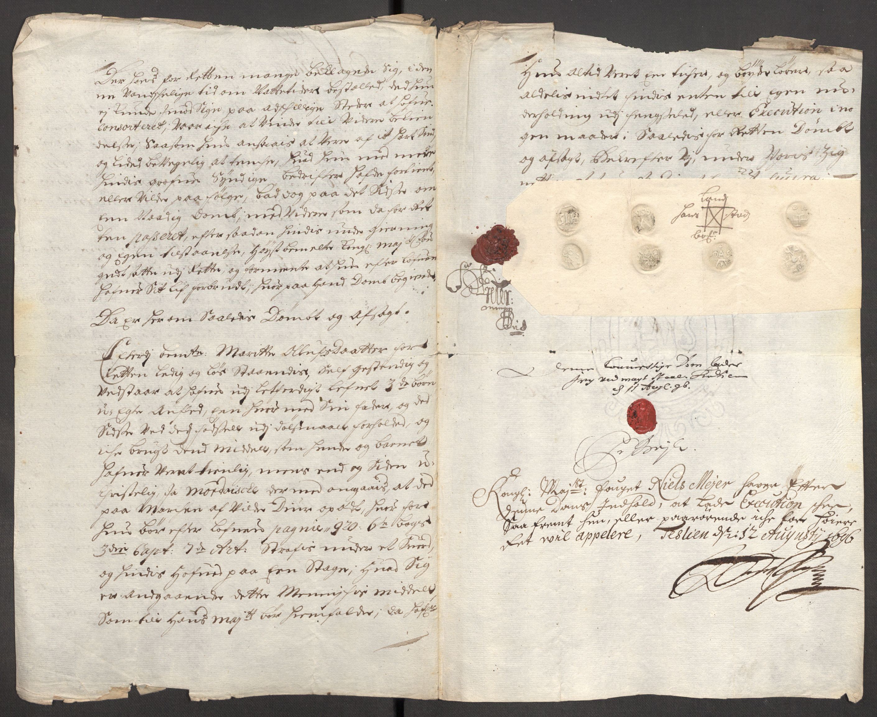 Rentekammeret inntil 1814, Reviderte regnskaper, Fogderegnskap, AV/RA-EA-4092/R62/L4188: Fogderegnskap Stjørdal og Verdal, 1696, p. 165