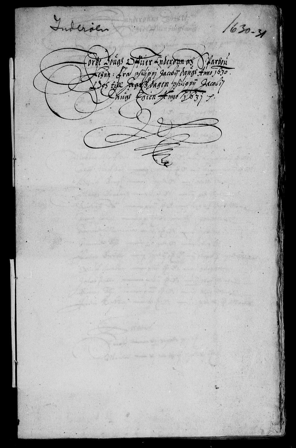 Rentekammeret inntil 1814, Reviderte regnskaper, Lensregnskaper, RA/EA-5023/R/Rb/Rbw/L0044: Trondheim len, 1630-1631
