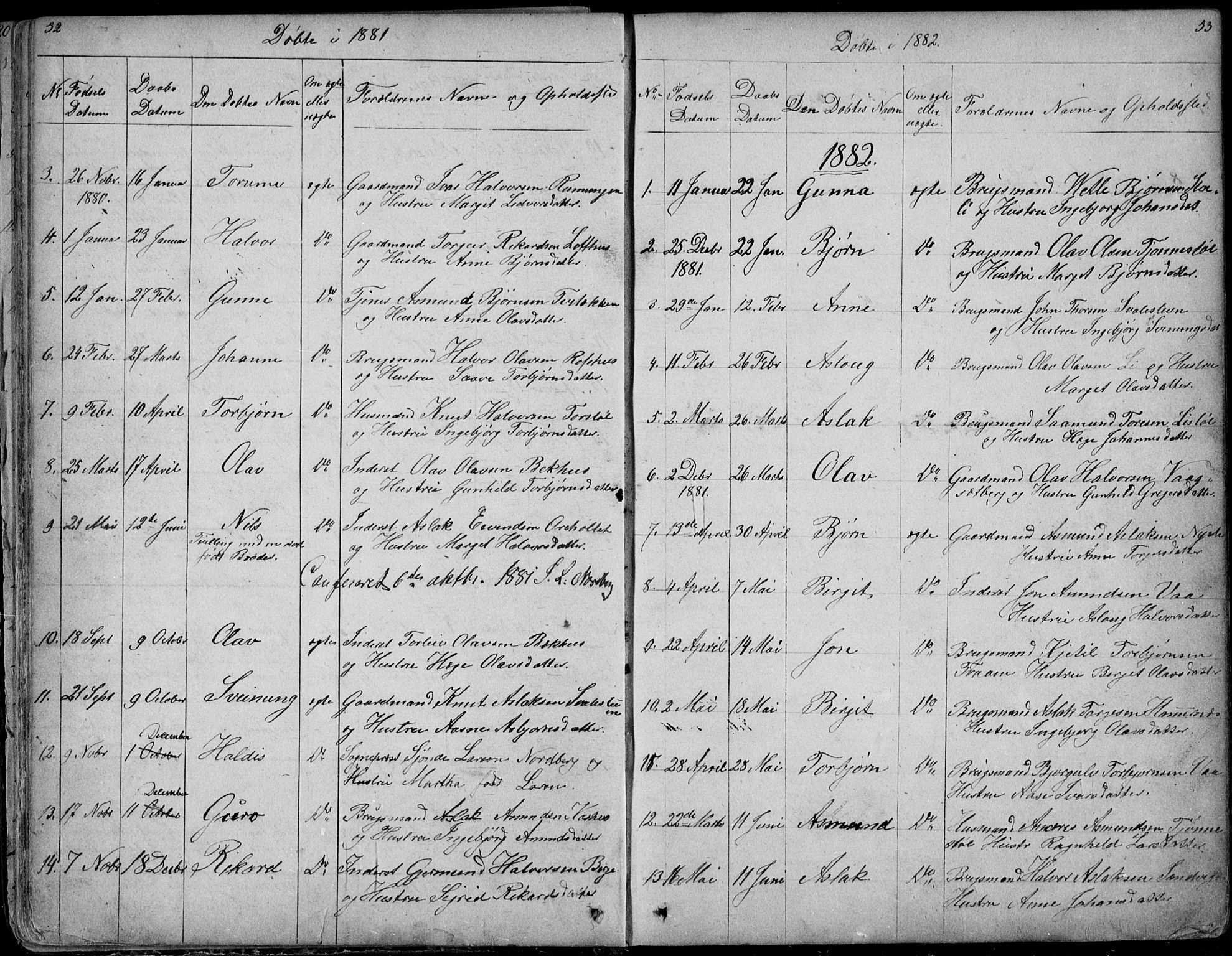 Rauland kirkebøker, AV/SAKO-A-292/G/Ga/L0002: Parish register (copy) no. I 2, 1849-1935, p. 52-53