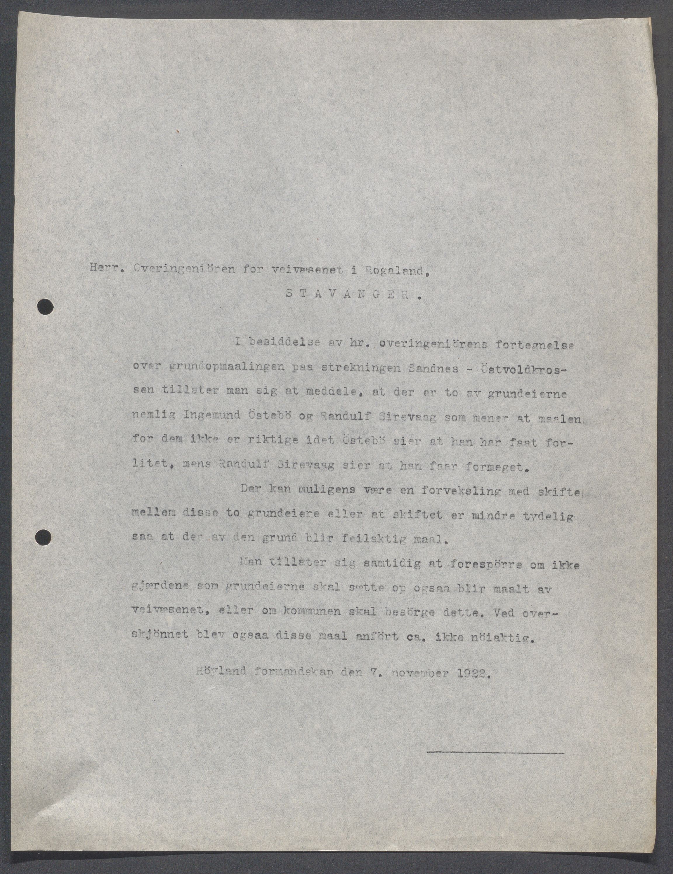 Høyland kommune - Formannskapet, IKAR/K-100046/B/L0006: Kopibok, 1920-1923, p. 668