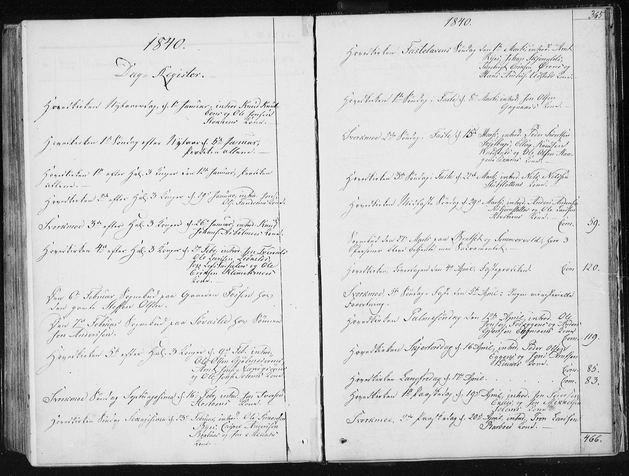 Ministerialprotokoller, klokkerbøker og fødselsregistre - Sør-Trøndelag, SAT/A-1456/668/L0805: Parish register (official) no. 668A05, 1840-1853, p. 365