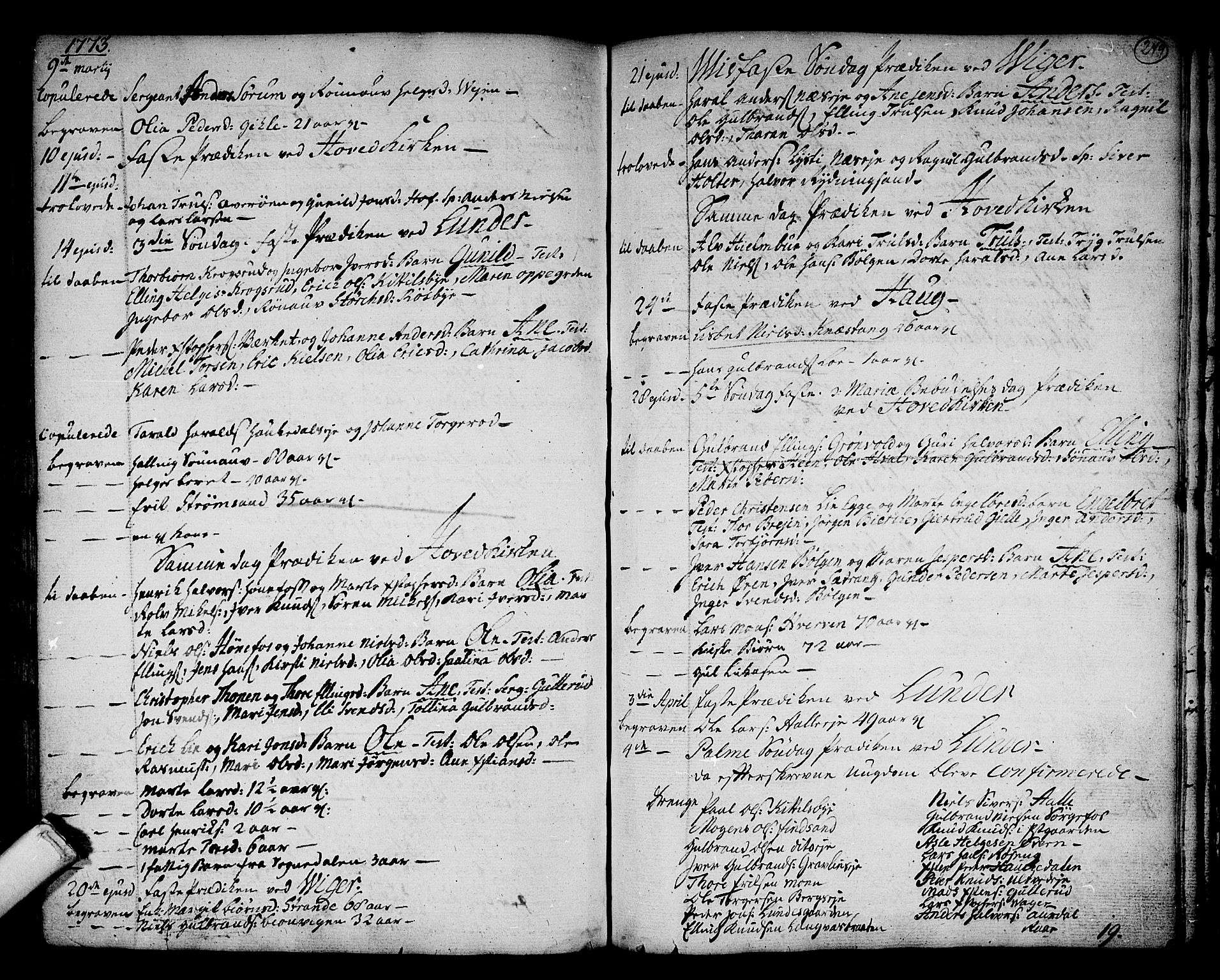 Norderhov kirkebøker, SAKO/A-237/F/Fa/L0004: Parish register (official) no. 4, 1758-1774, p. 249