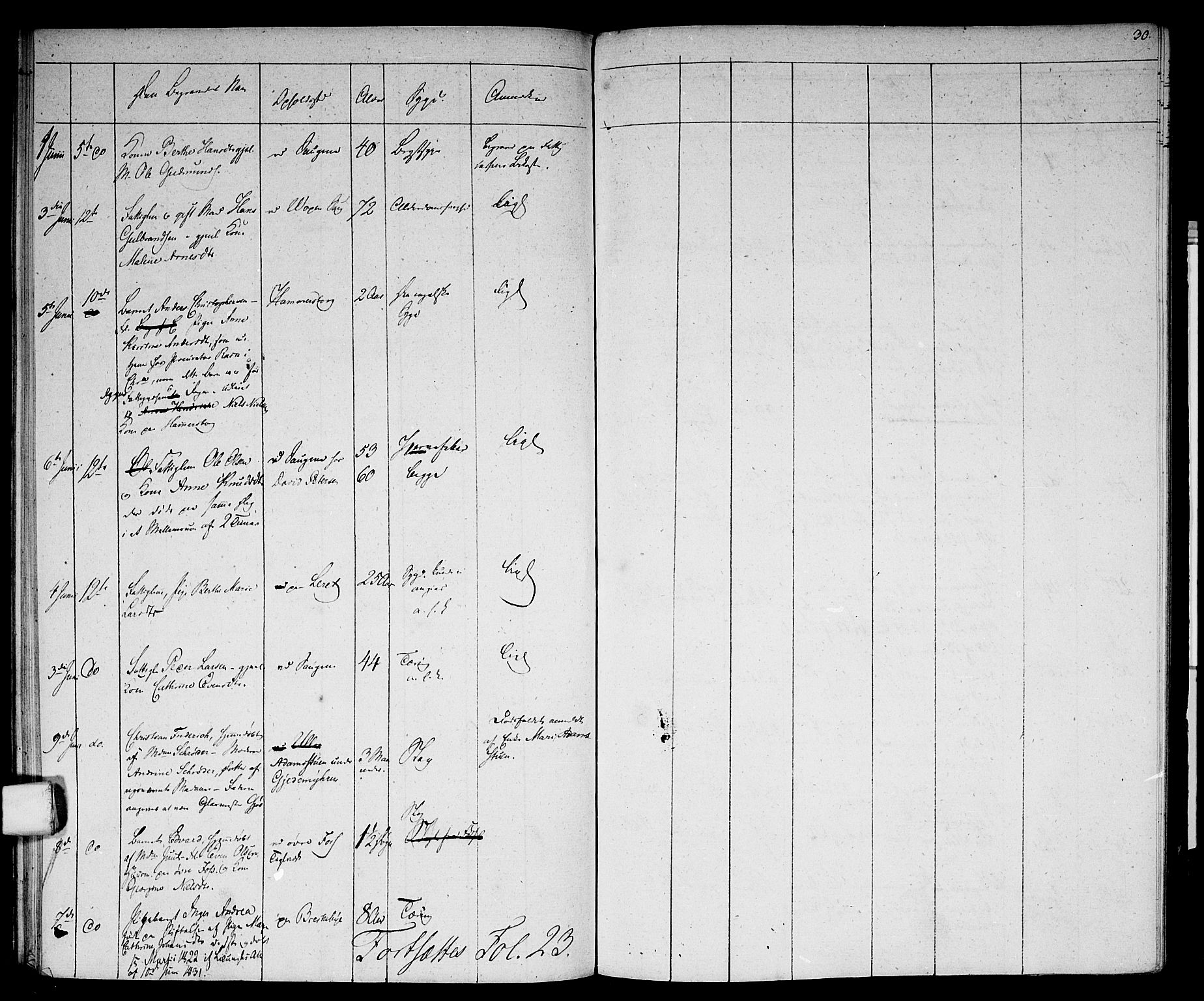 Aker prestekontor kirkebøker, AV/SAO-A-10861/G/L0005: Parish register (copy) no. 5, 1830-1831, p. 30