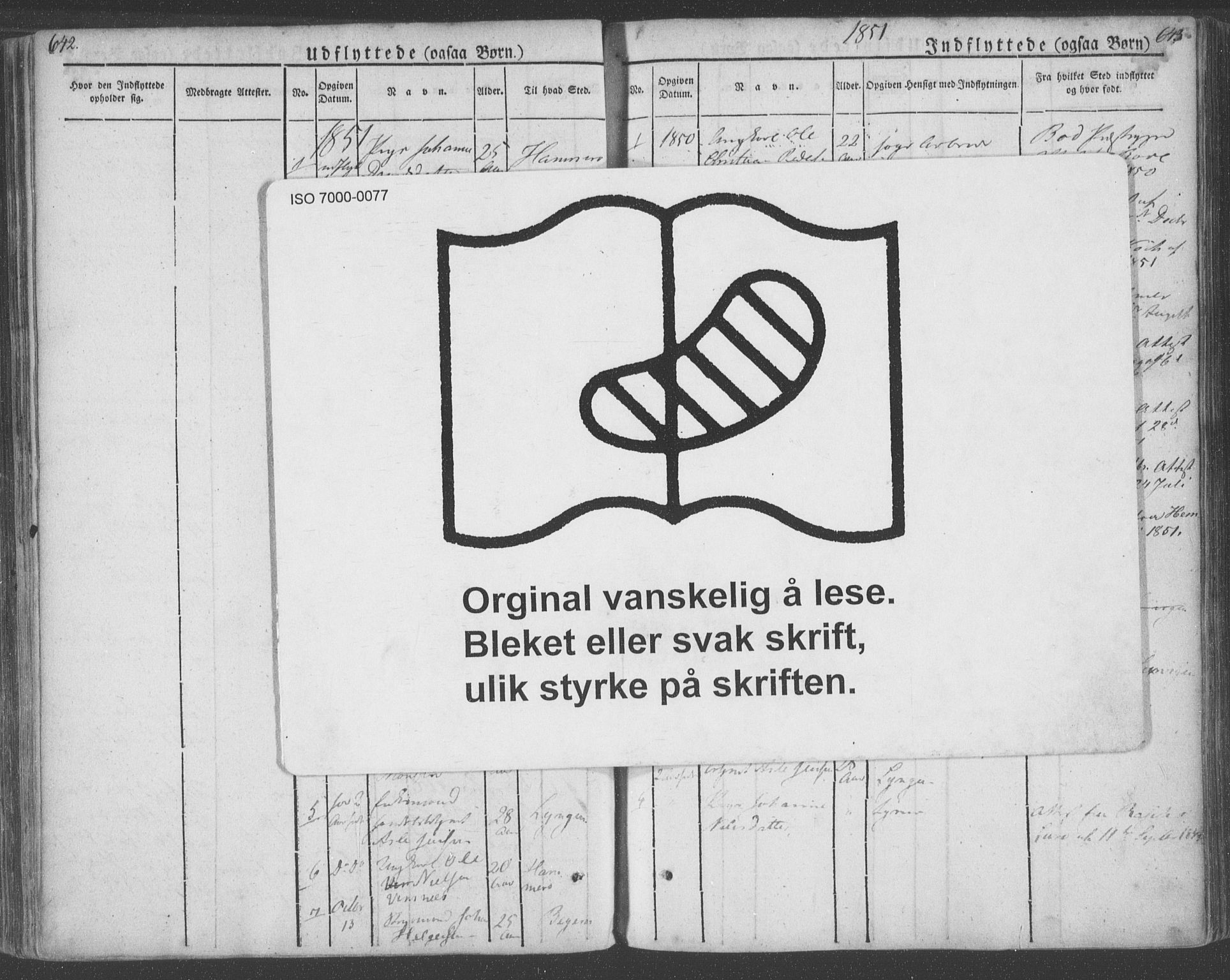 Ministerialprotokoller, klokkerbøker og fødselsregistre - Nordland, AV/SAT-A-1459/855/L0799: Parish register (official) no. 855A07, 1834-1852, p. 642-643