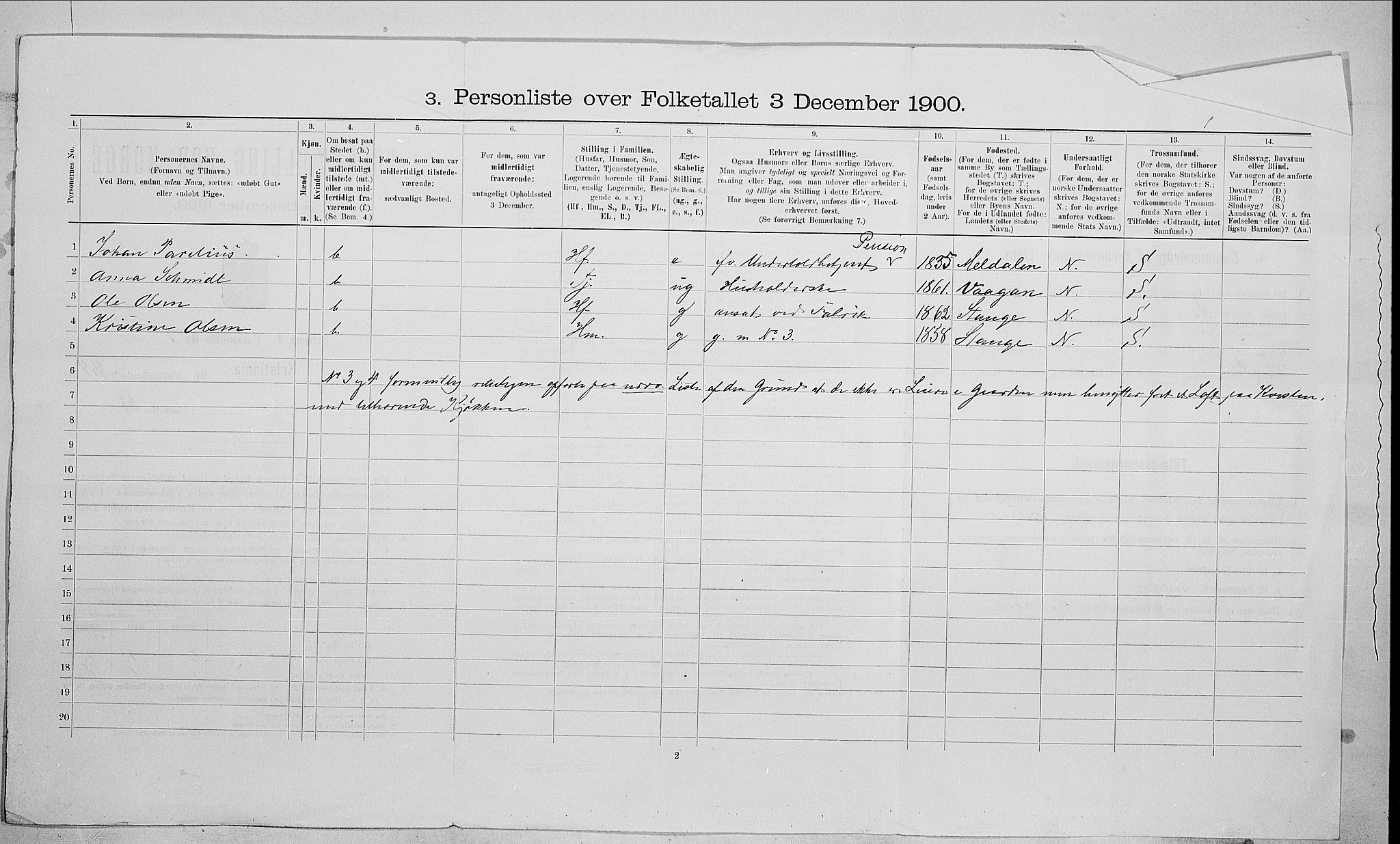 SAO, 1900 census for Kristiania, 1900, p. 73466