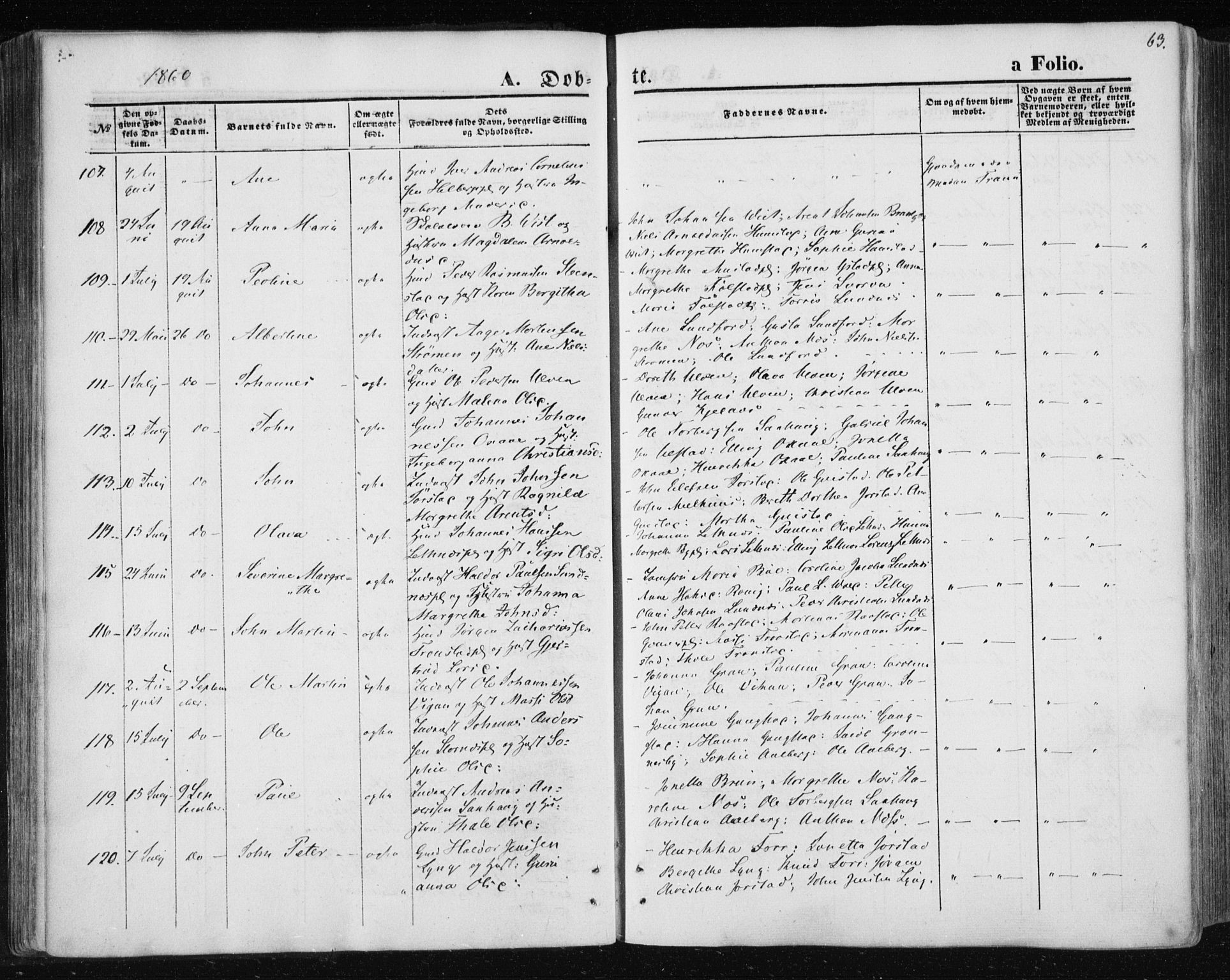 Ministerialprotokoller, klokkerbøker og fødselsregistre - Nord-Trøndelag, AV/SAT-A-1458/730/L0283: Parish register (official) no. 730A08, 1855-1865, p. 63