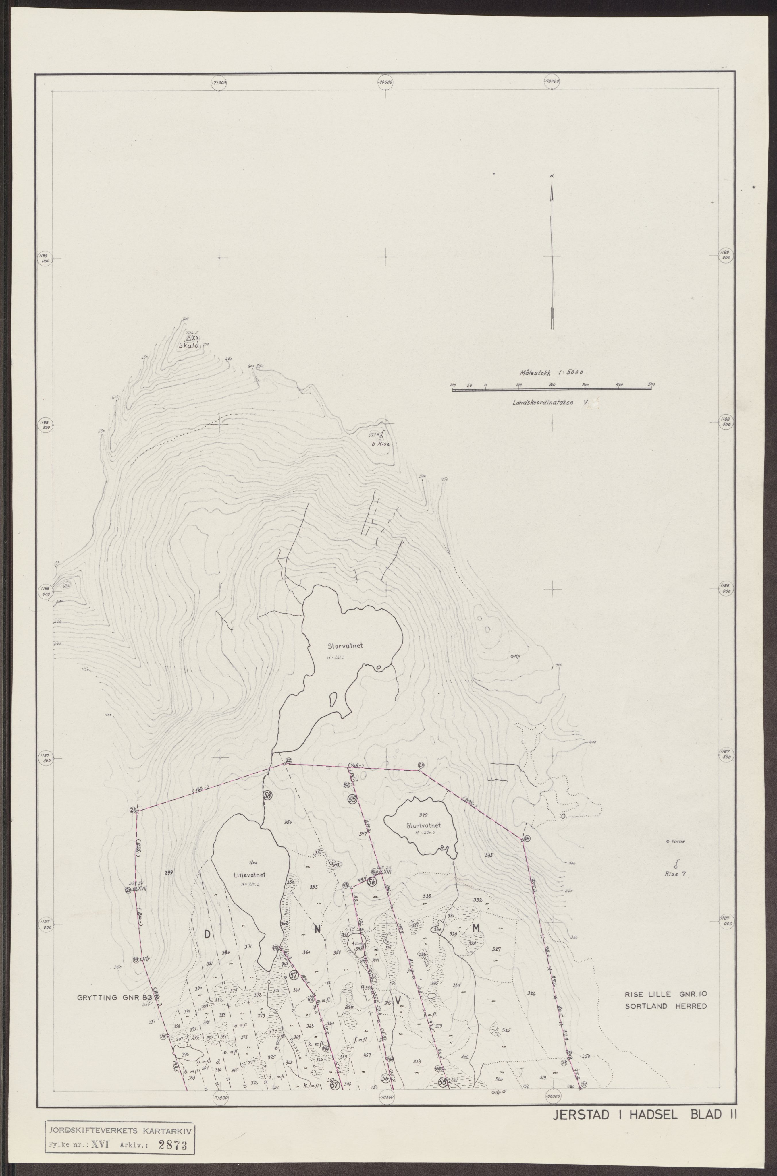 Jordskifteverkets kartarkiv, AV/RA-S-3929/T, 1859-1988, p. 3724