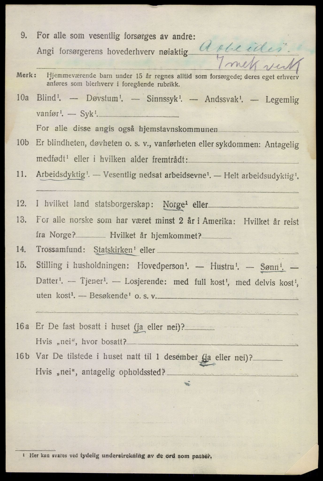SAKO, 1920 census for Sandeherred, 1920, p. 11049