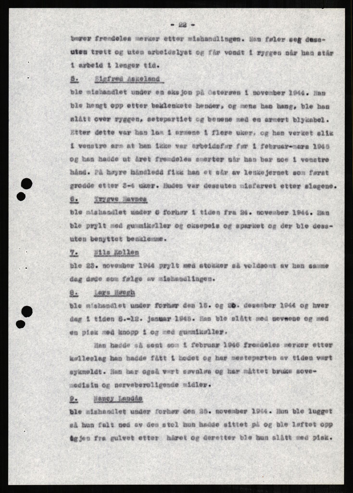 Forsvaret, Forsvarets overkommando II, AV/RA-RAFA-3915/D/Db/L0001: CI Questionaires. Tyske okkupasjonsstyrker i Norge. Tyskere., 1945-1946, p. 331