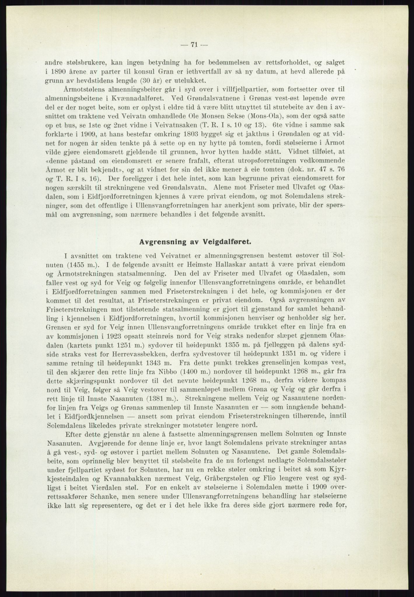 Høyfjellskommisjonen, AV/RA-S-1546/X/Xa/L0001: Nr. 1-33, 1909-1953, p. 677