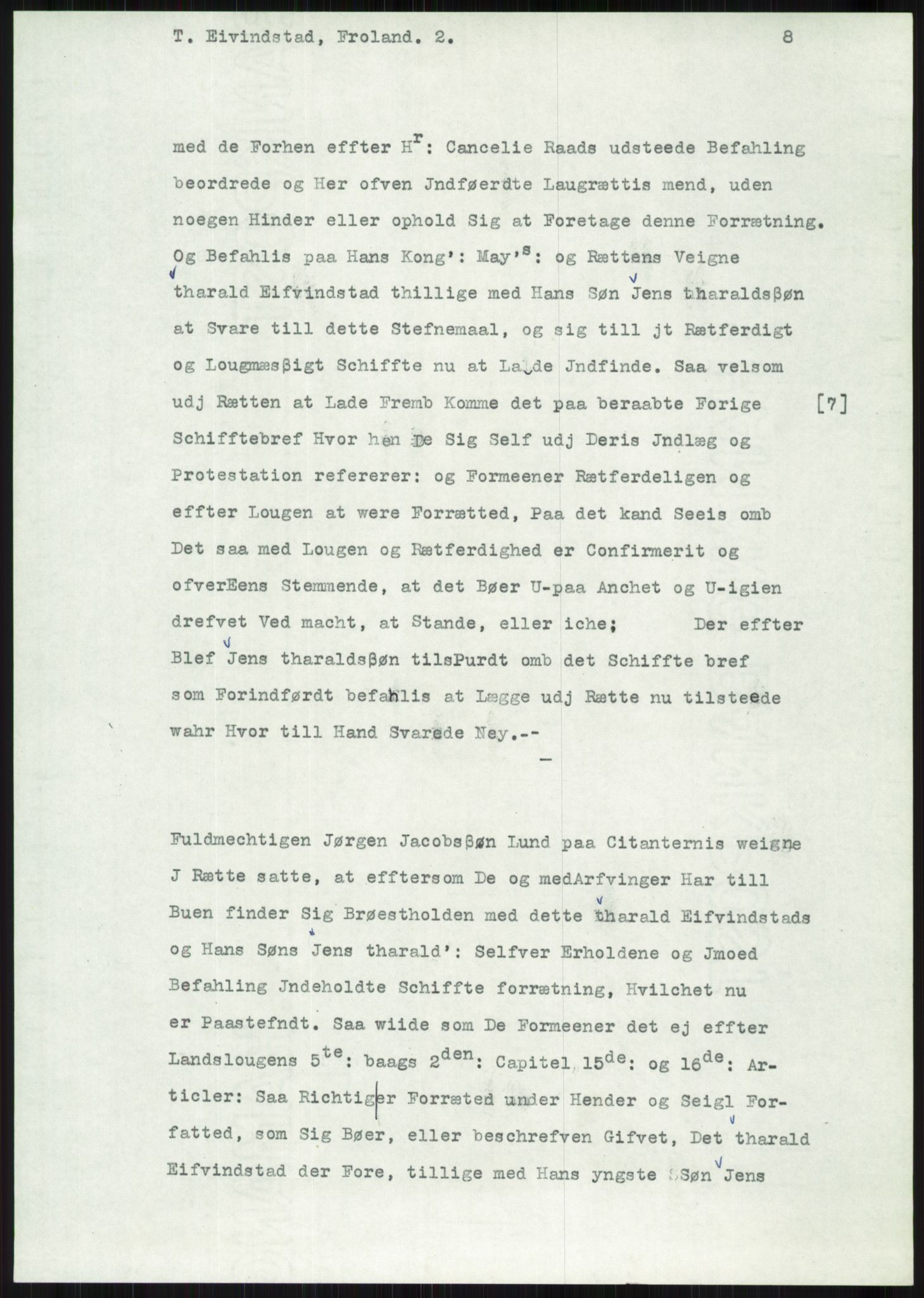 Samlinger til kildeutgivelse, Diplomavskriftsamlingen, AV/RA-EA-4053/H/Ha, p. 1761