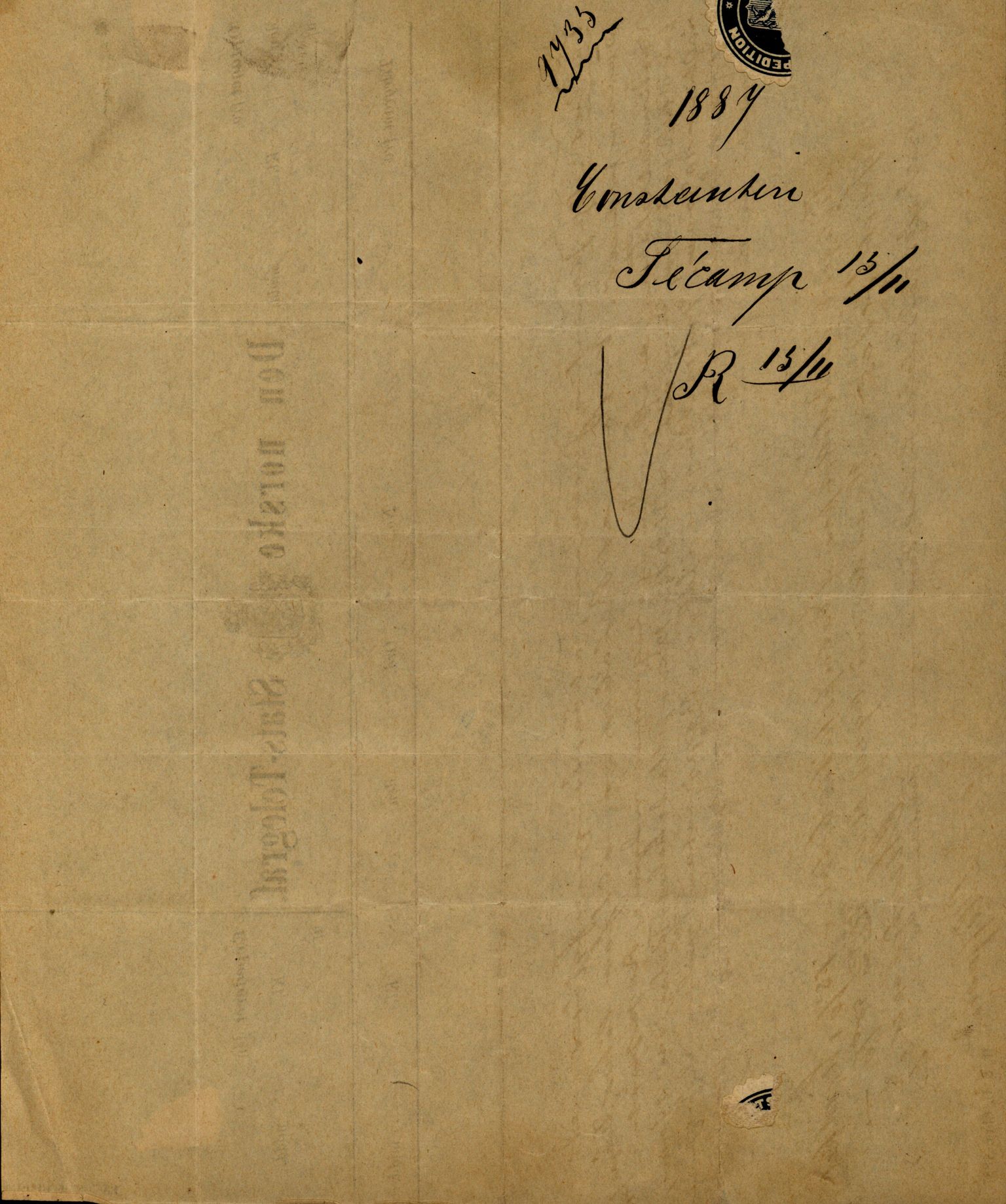 Pa 63 - Østlandske skibsassuranceforening, VEMU/A-1079/G/Ga/L0020/0001: Havaridokumenter / Tellus, Telanak, Wilhelmine, 1887, p. 72