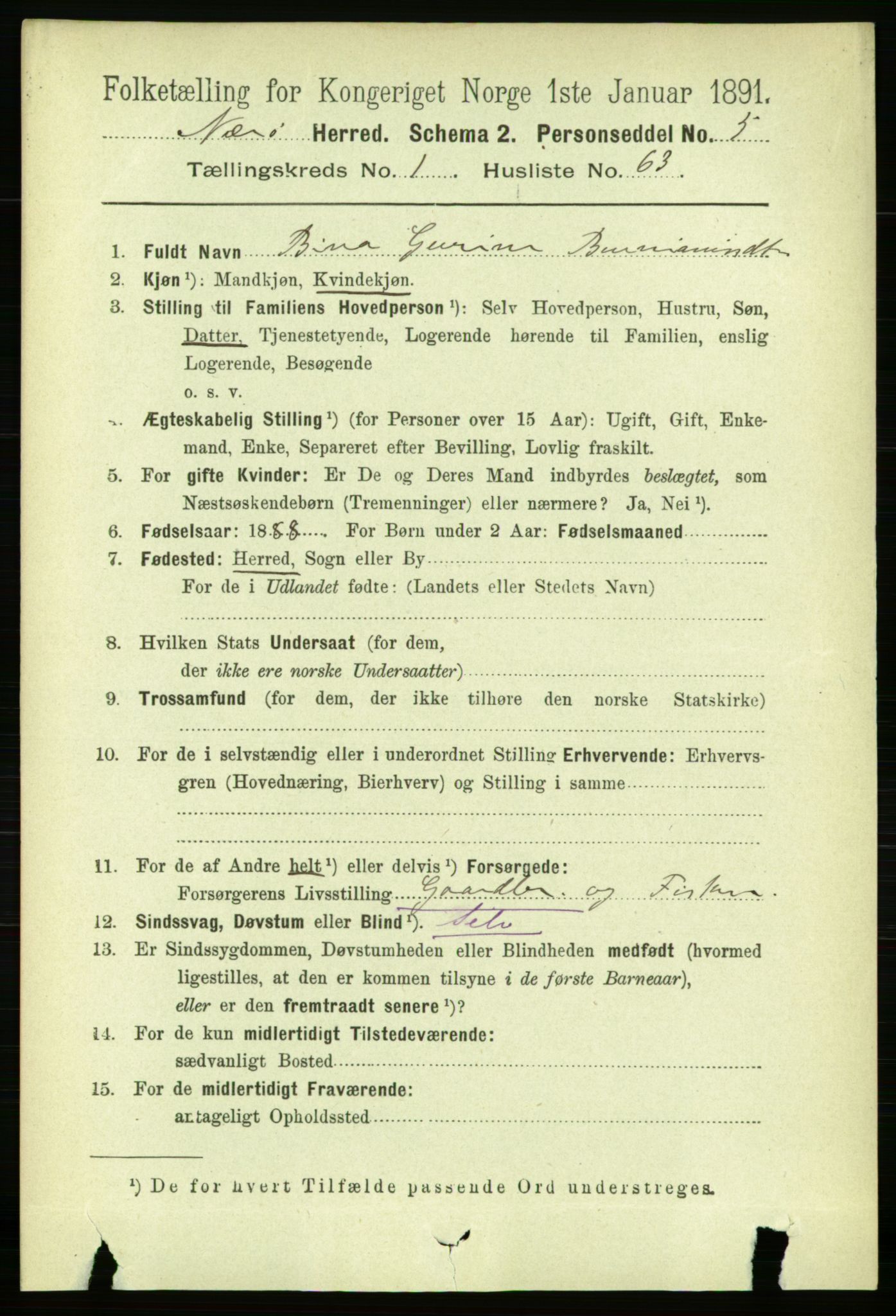 RA, 1891 census for 1751 Nærøy, 1891, p. 544