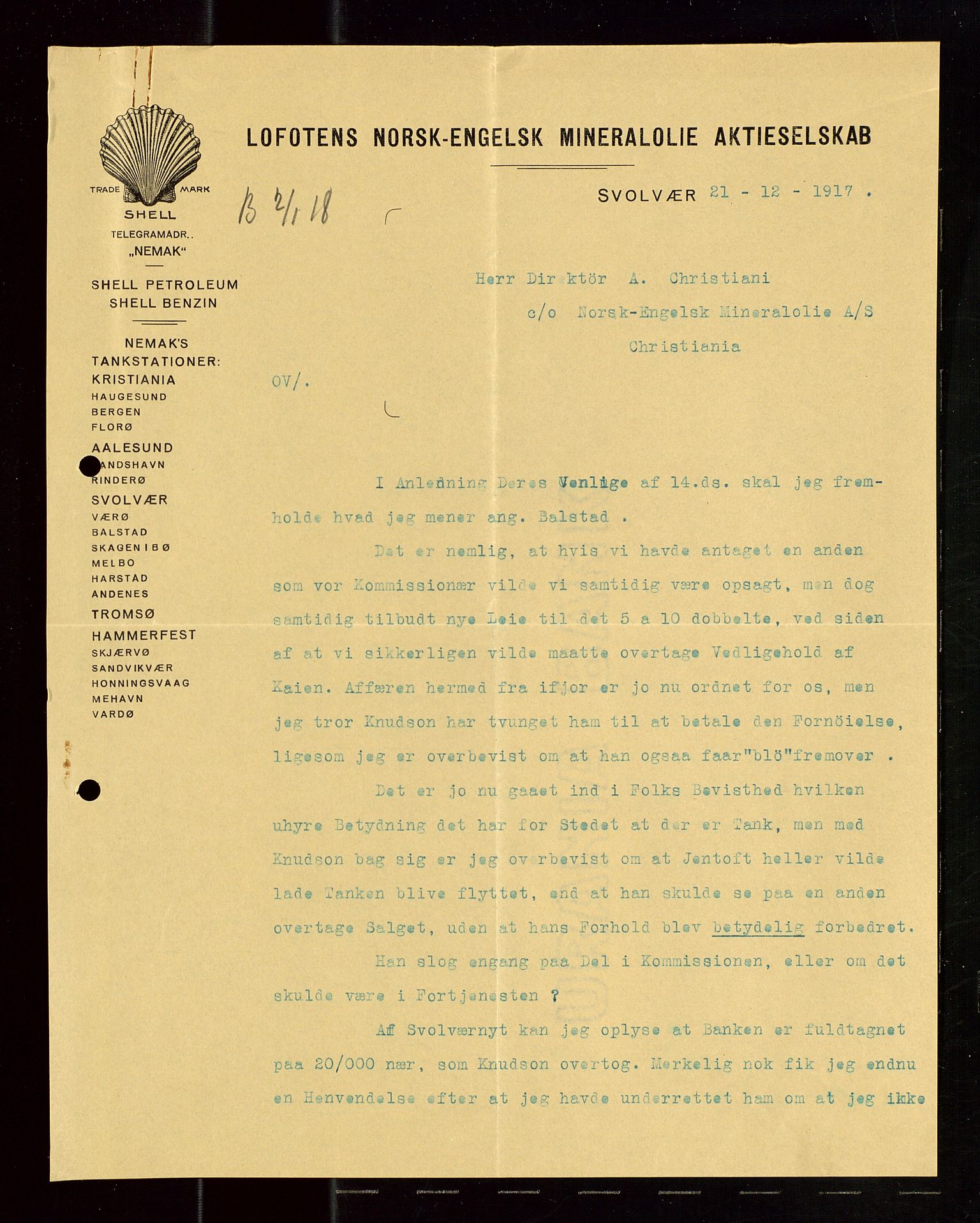 Pa 1521 - A/S Norske Shell, AV/SAST-A-101915/E/Ea/Eaa/L0019: Sjefskorrespondanse, 1917, p. 520