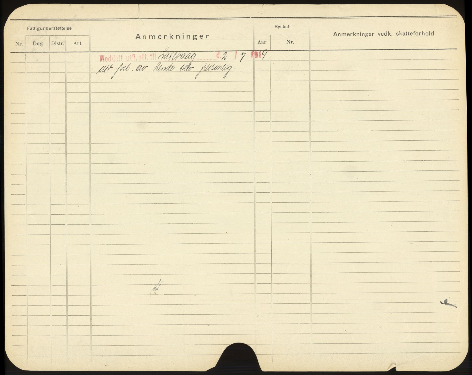 Bergen folkeregister, AV/SAB-A-17201/I/Ia/L0032: Utflyttet 1912 - 1920, Tvedt - Wetlzien, 1912-1920