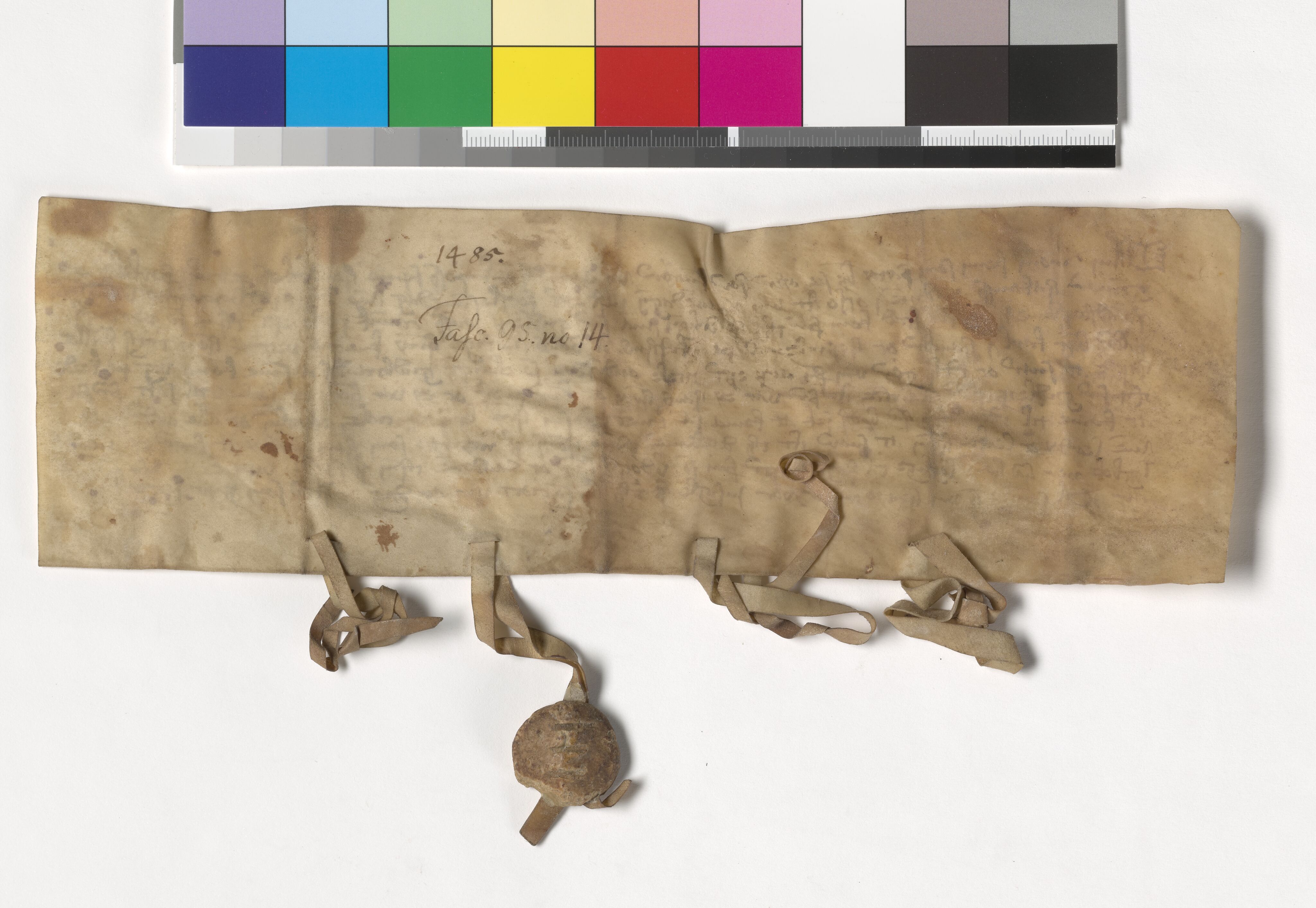 Riksarkivets diplomsamling, AV/RA-EA-5965/F05/L0231: NRA AM fasc. 95 nr. 10-16, 1484-1487, p. 9