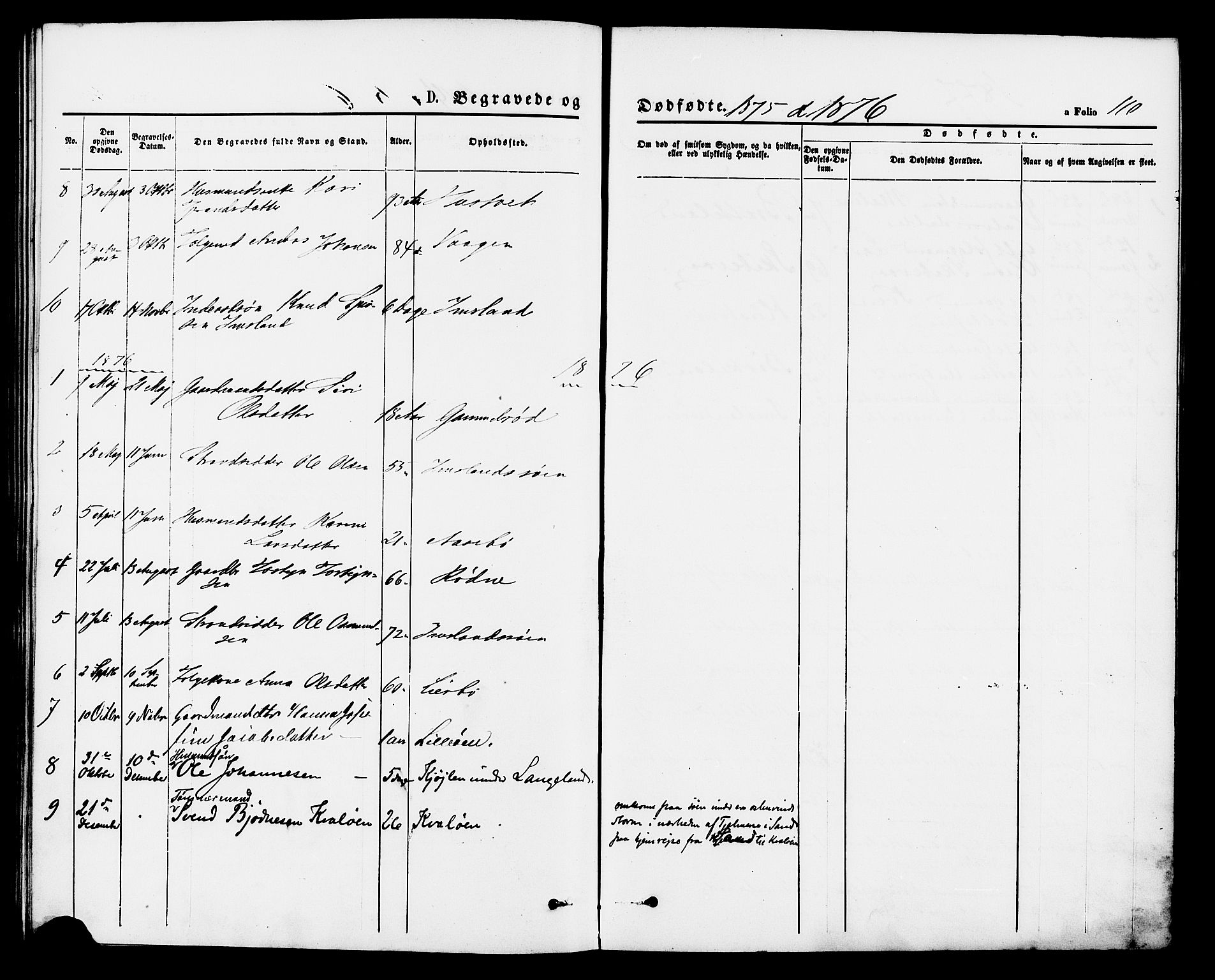 Vikedal sokneprestkontor, AV/SAST-A-101840/01/IV: Parish register (official) no. A 9, 1868-1885, p. 110