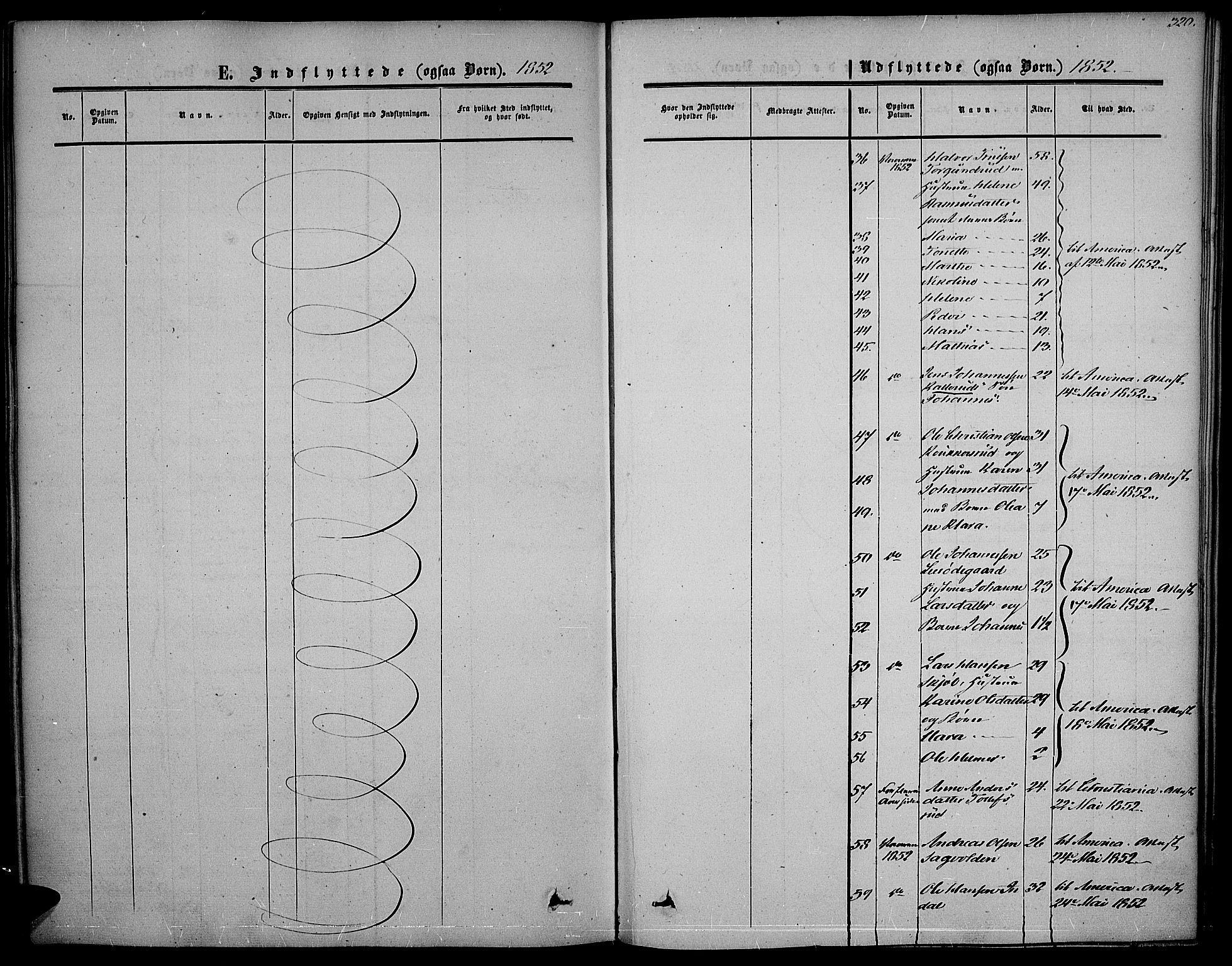 Vestre Toten prestekontor, SAH/PREST-108/H/Ha/Haa/L0005: Parish register (official) no. 5, 1850-1855, p. 320