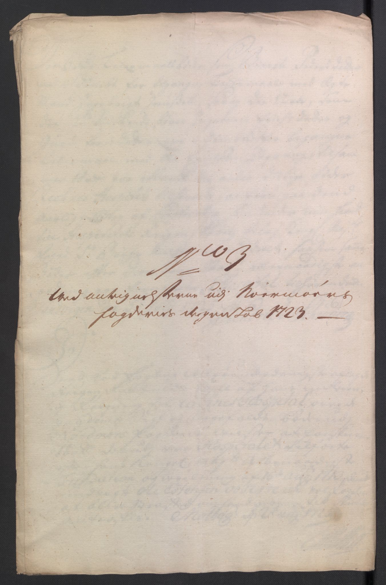 Rentekammeret inntil 1814, Reviderte regnskaper, Fogderegnskap, RA/EA-4092/R56/L3756: Fogderegnskap Nordmøre, 1723, p. 361