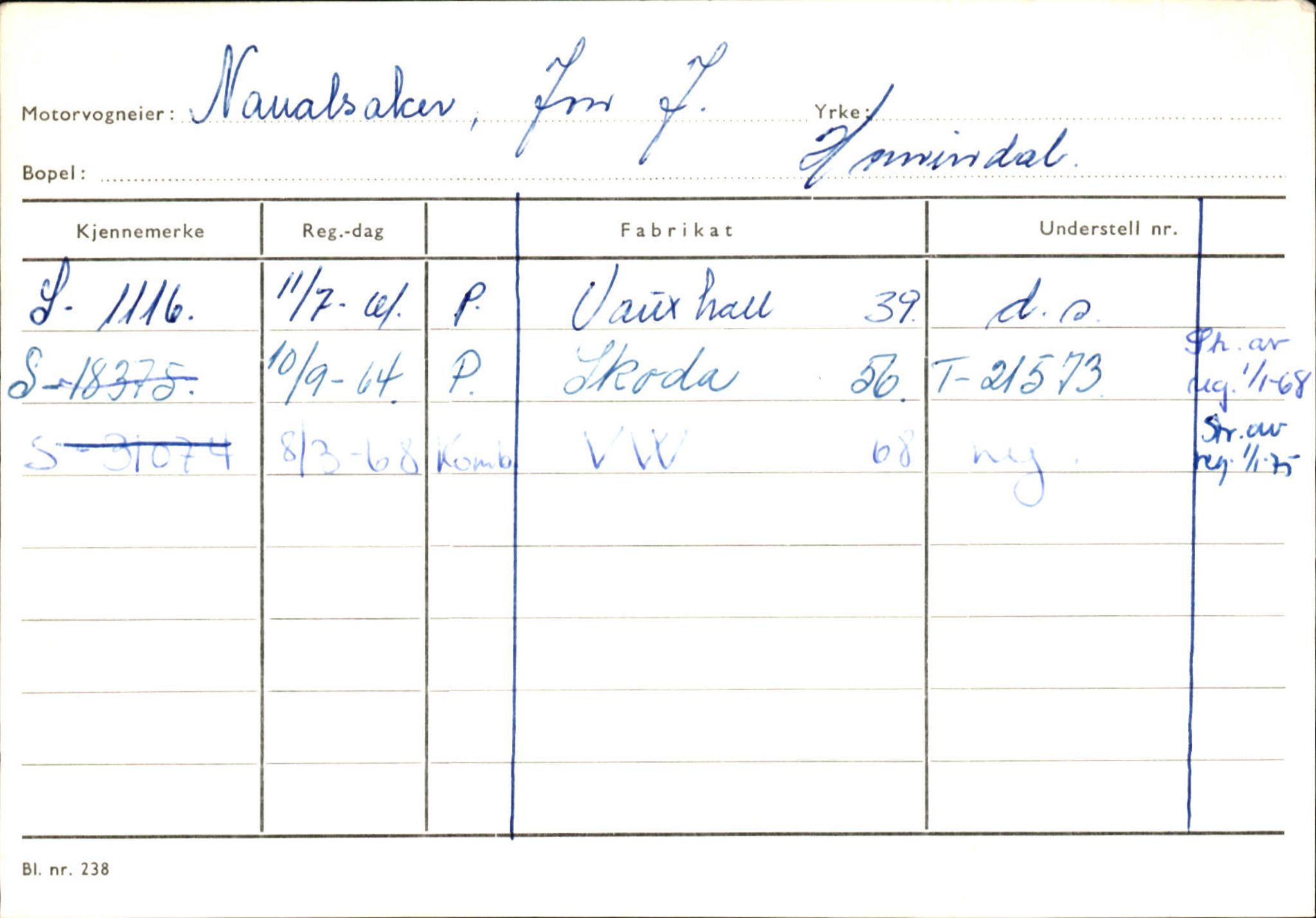 Statens vegvesen, Sogn og Fjordane vegkontor, AV/SAB-A-5301/4/F/L0129: Eigarregistrer Eid A-S, 1945-1975, p. 1797