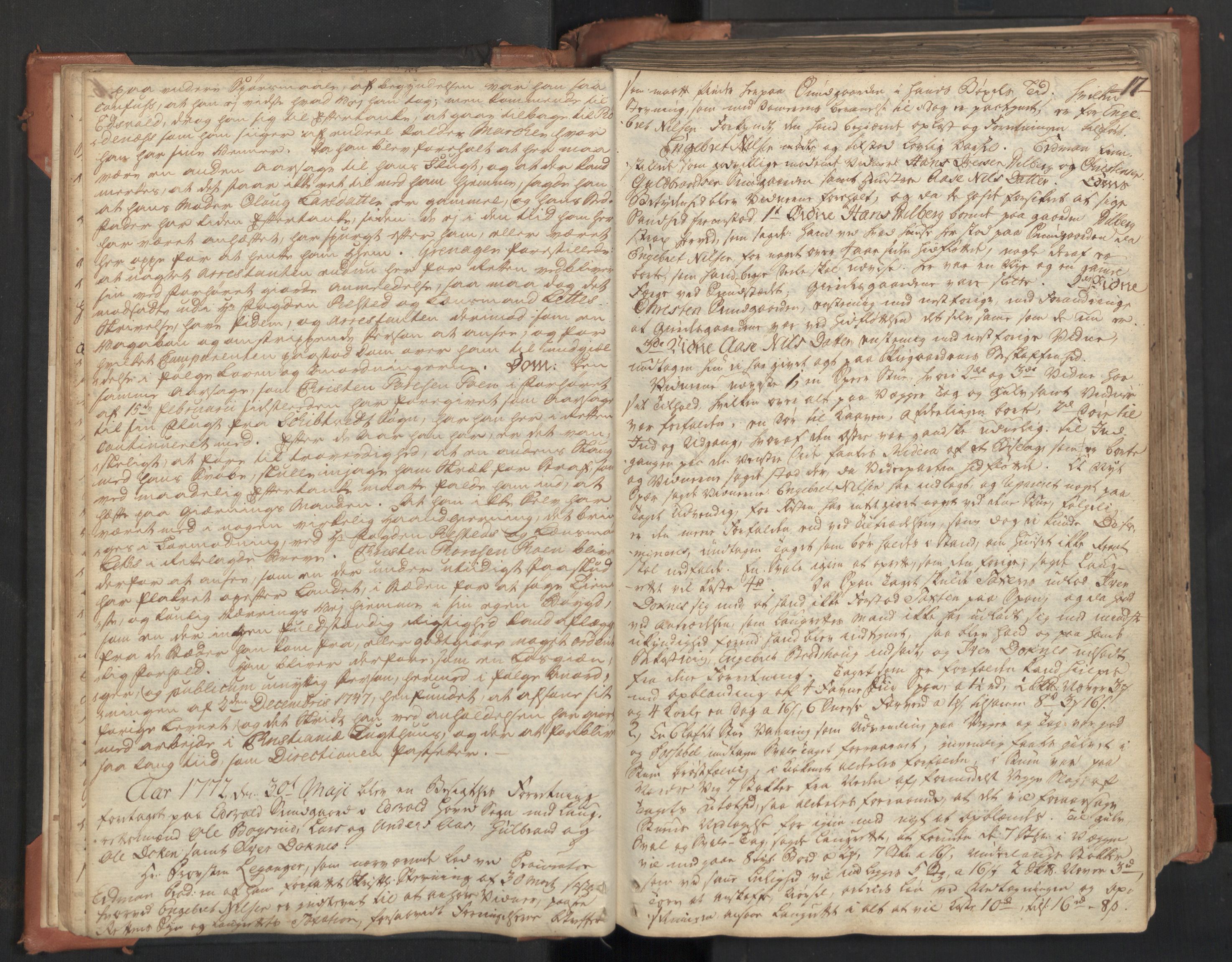Øvre Romerike sorenskriveri, AV/SAO-A-10649/F/Fc/Fca/L0003: Ekstrarettsprotokoll 3, 1771-1778, p. 16b-17a