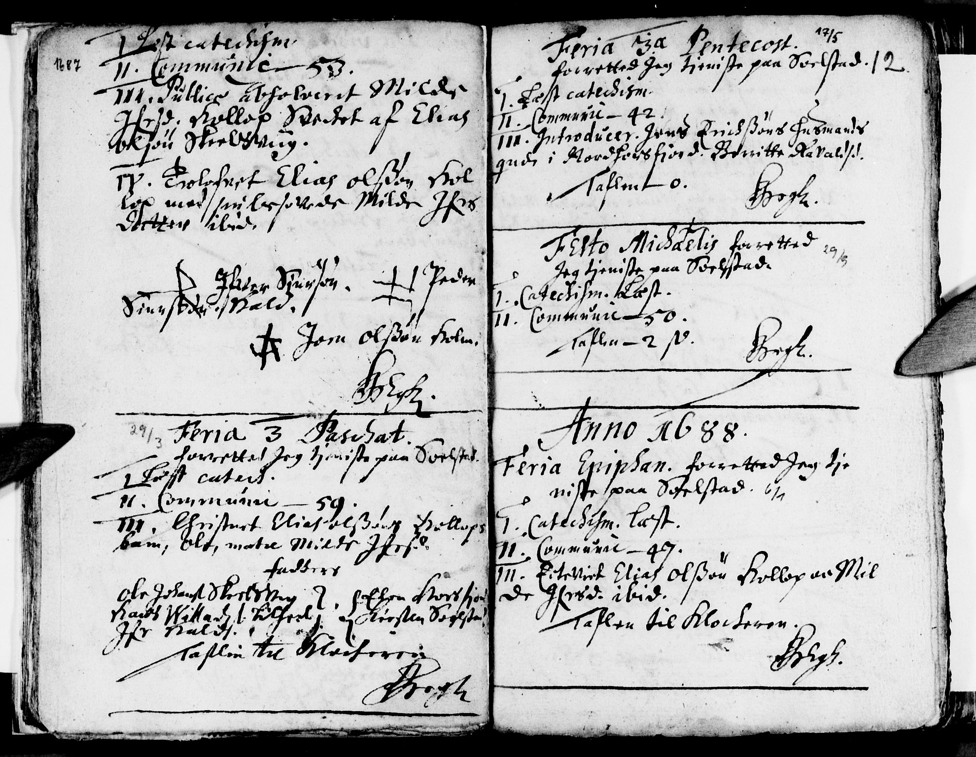 Ministerialprotokoller, klokkerbøker og fødselsregistre - Nordland, AV/SAT-A-1459/811/L0164: Parish register (official) no. 811A01, 1677-1762, p. 12