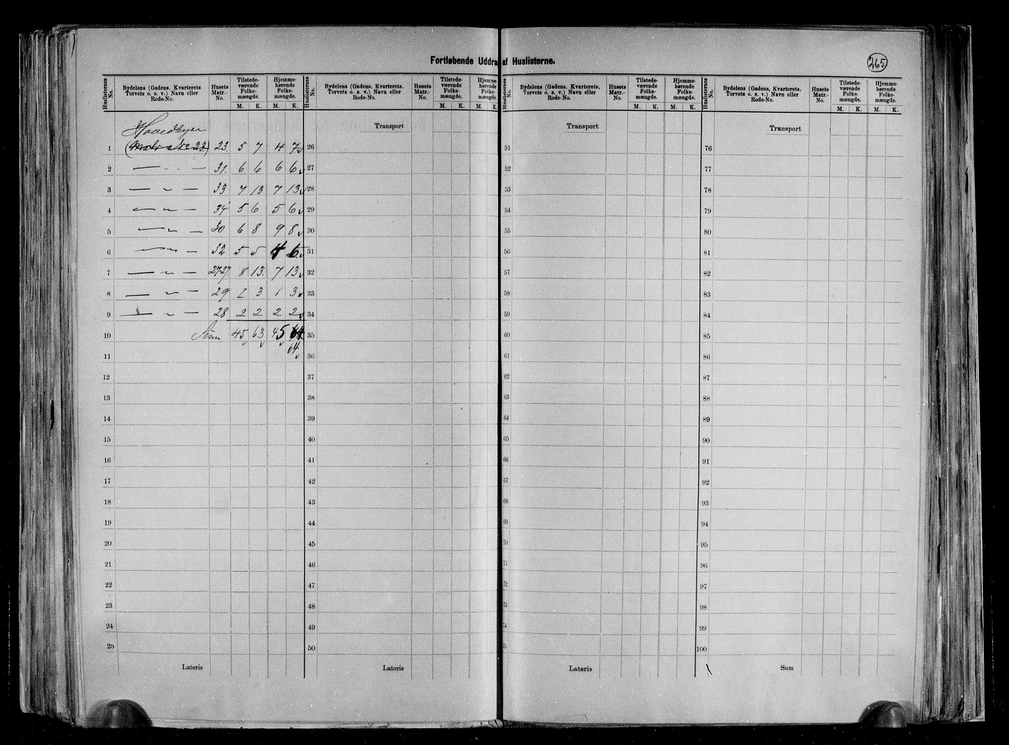 RA, 1891 census for 0801 Kragerø, 1891, p. 50