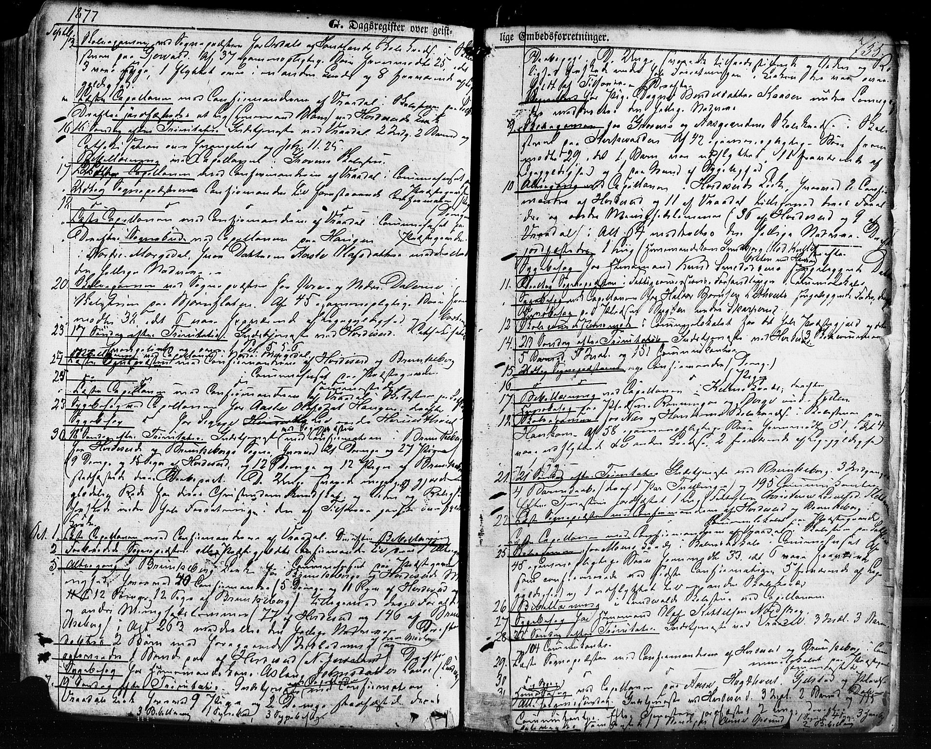 Kviteseid kirkebøker, SAKO/A-276/F/Fa/L0007: Parish register (official) no. I 7, 1859-1881, p. 735
