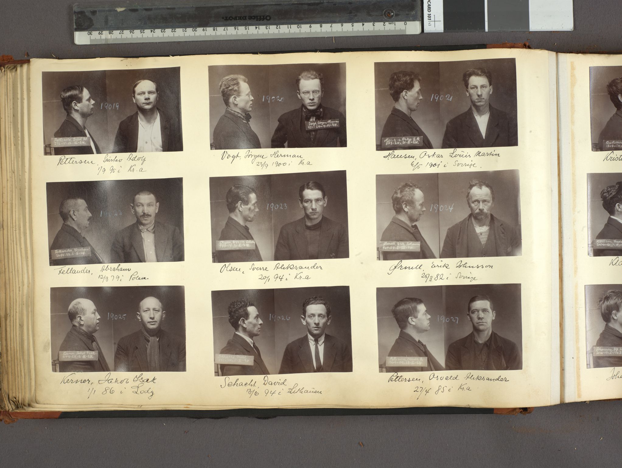 Oslo politikammer, Kriminalavdelingen, AV/SAO-A-11137/U/Ua/L0022: Forbryteralbum, 1923-1925, p. 18