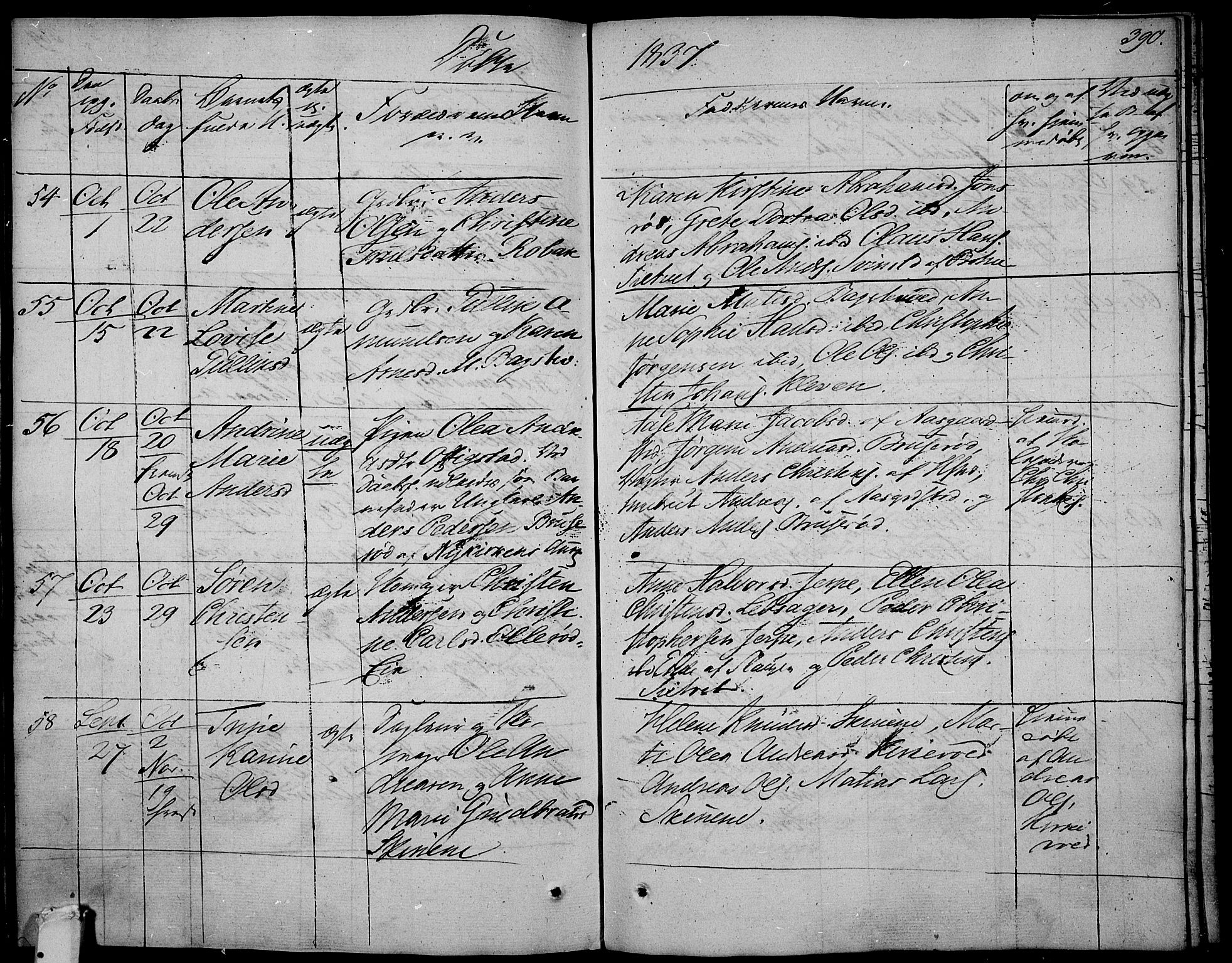 Våle kirkebøker, SAKO/A-334/F/Fa/L0008: Parish register (official) no. I 8, 1824-1844, p. 390