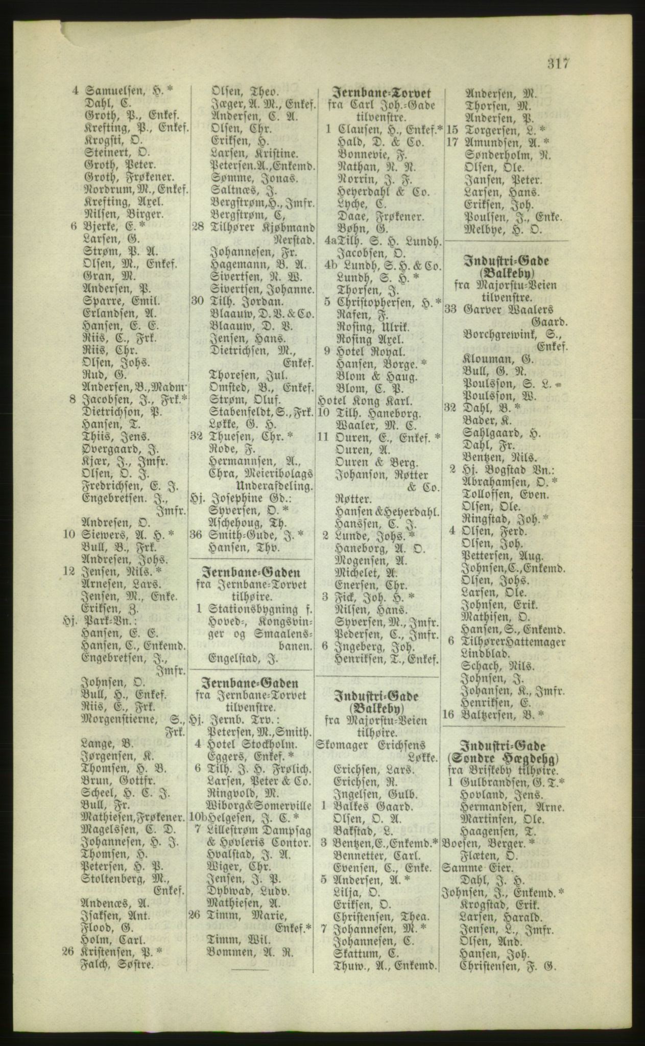 Kristiania/Oslo adressebok, PUBL/-, 1880, p. 317