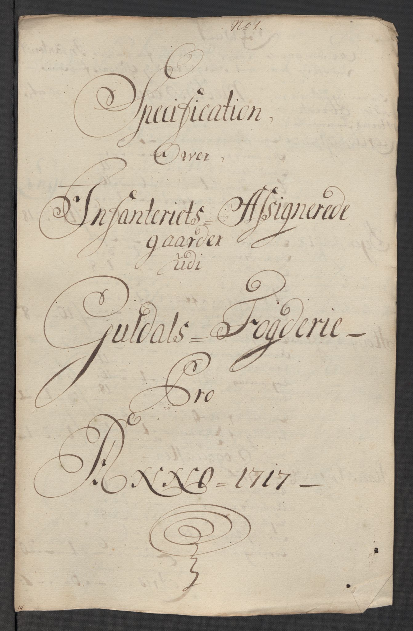 Rentekammeret inntil 1814, Reviderte regnskaper, Fogderegnskap, AV/RA-EA-4092/R60/L3969: Fogderegnskap Orkdal og Gauldal, 1717, p. 523