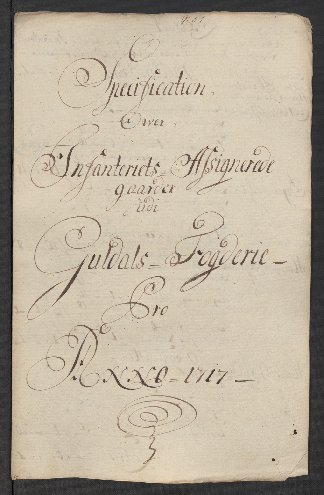 Rentekammeret inntil 1814, Reviderte regnskaper, Fogderegnskap, RA/EA-4092/R60/L3969: Fogderegnskap Orkdal og Gauldal, 1717, p. 523