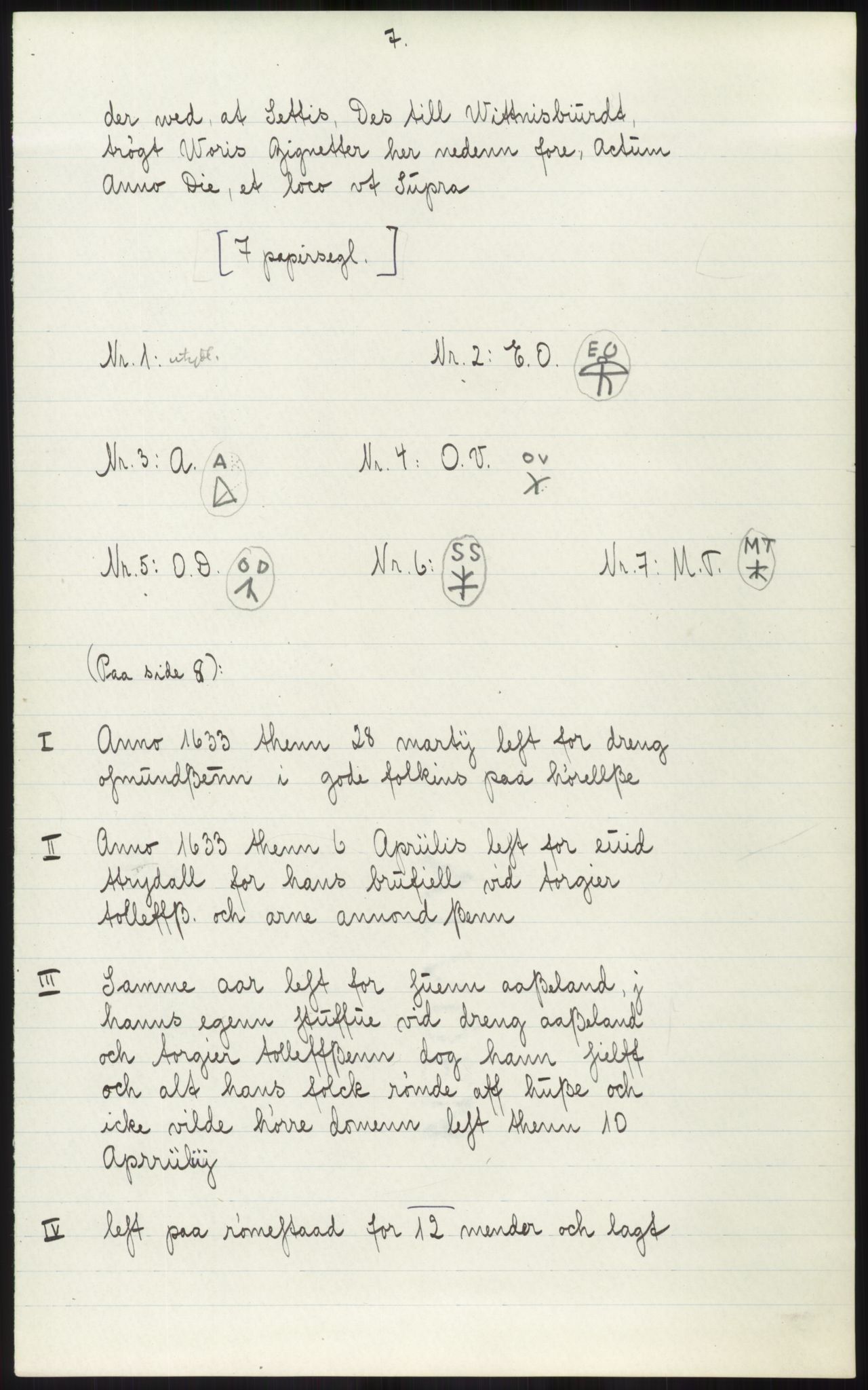 Samlinger til kildeutgivelse, Diplomavskriftsamlingen, AV/RA-EA-4053/H/Ha, p. 1356