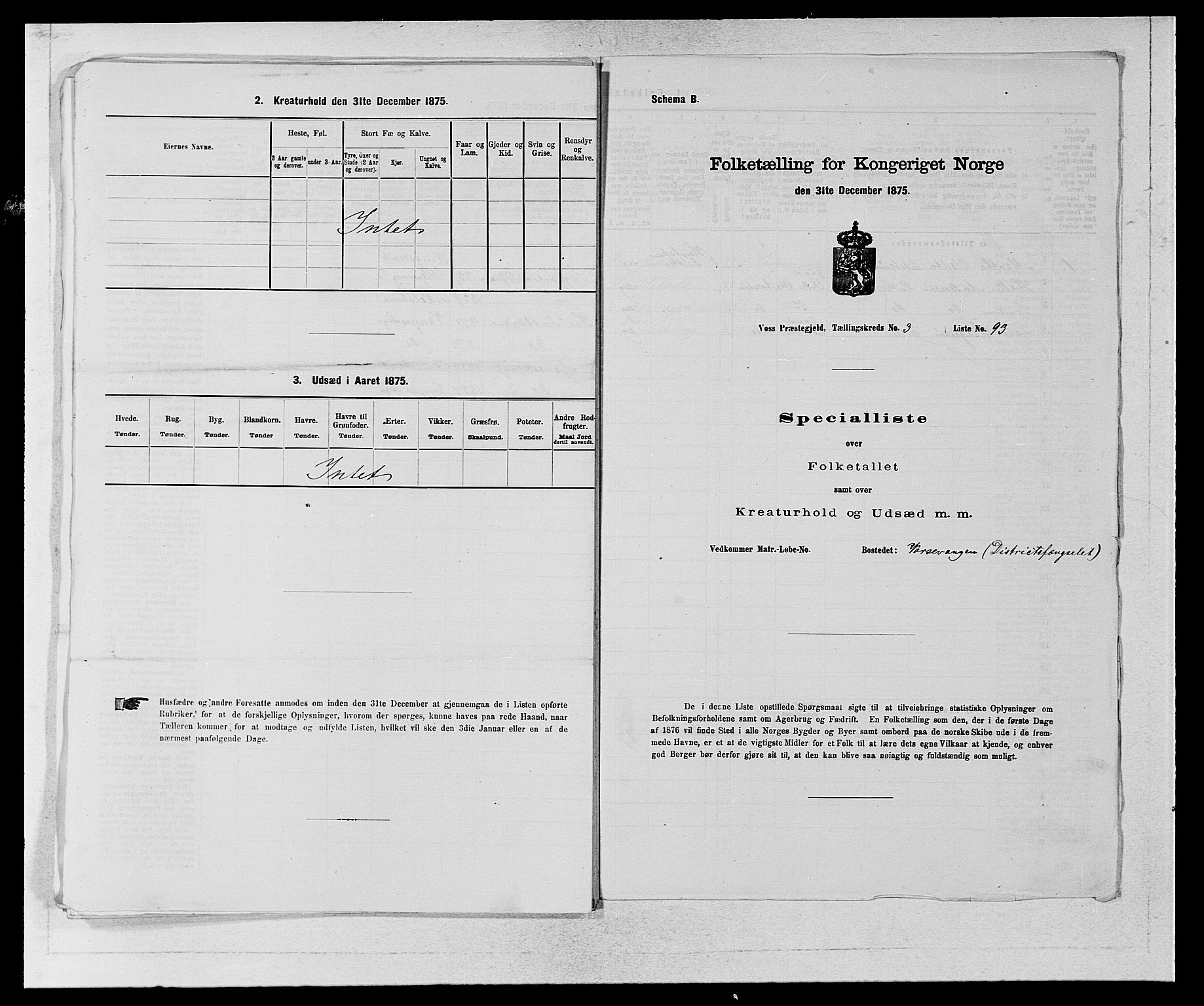 SAB, 1875 census for 1235P Voss, 1875, p. 459