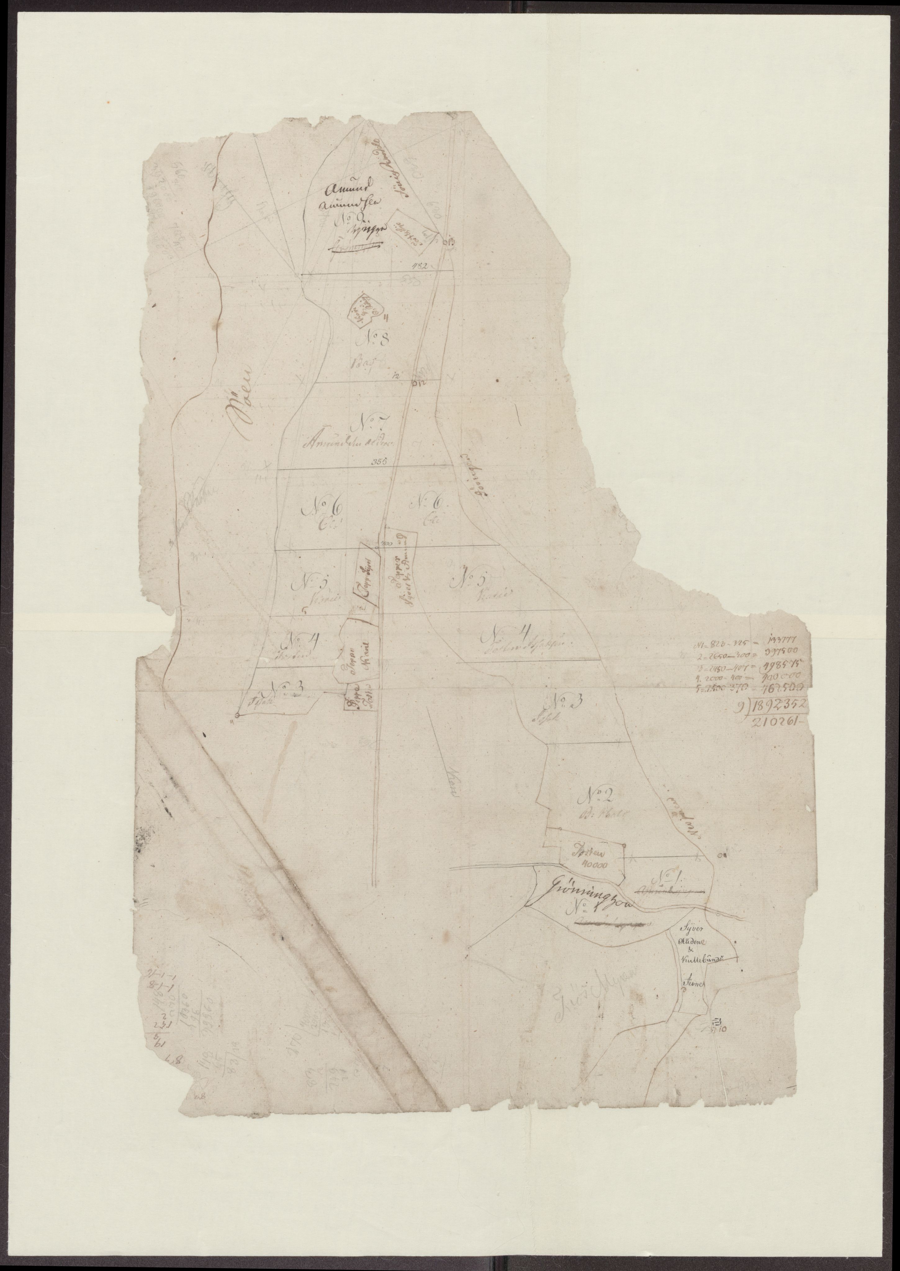 Kartsamlingen - Statsarkivet i Hamar, AV/SAH-KART-001/F/Fa/L0001: Kart, 1629-1992, p. 152