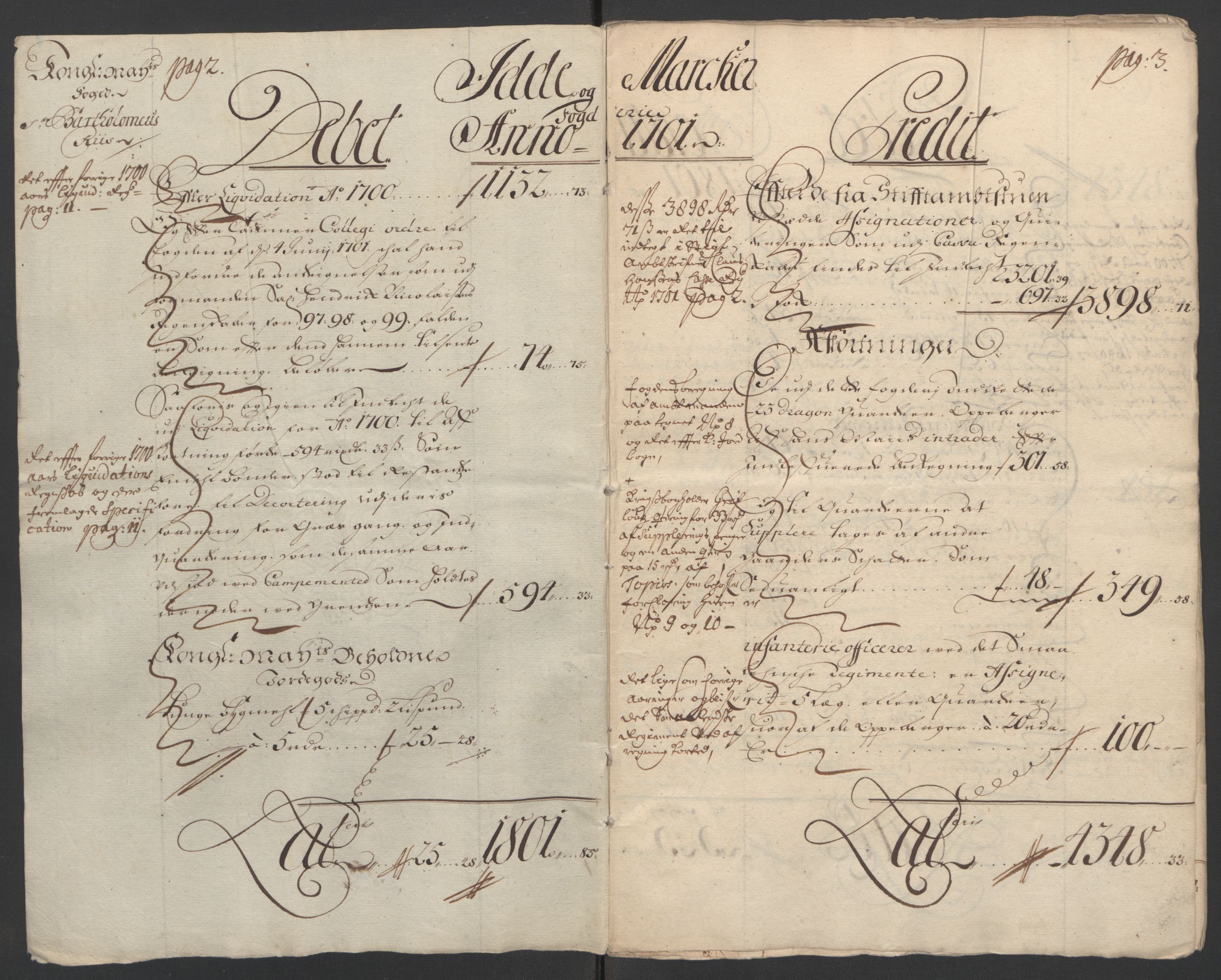 Rentekammeret inntil 1814, Reviderte regnskaper, Fogderegnskap, RA/EA-4092/R01/L0015: Fogderegnskap Idd og Marker, 1700-1701, p. 196
