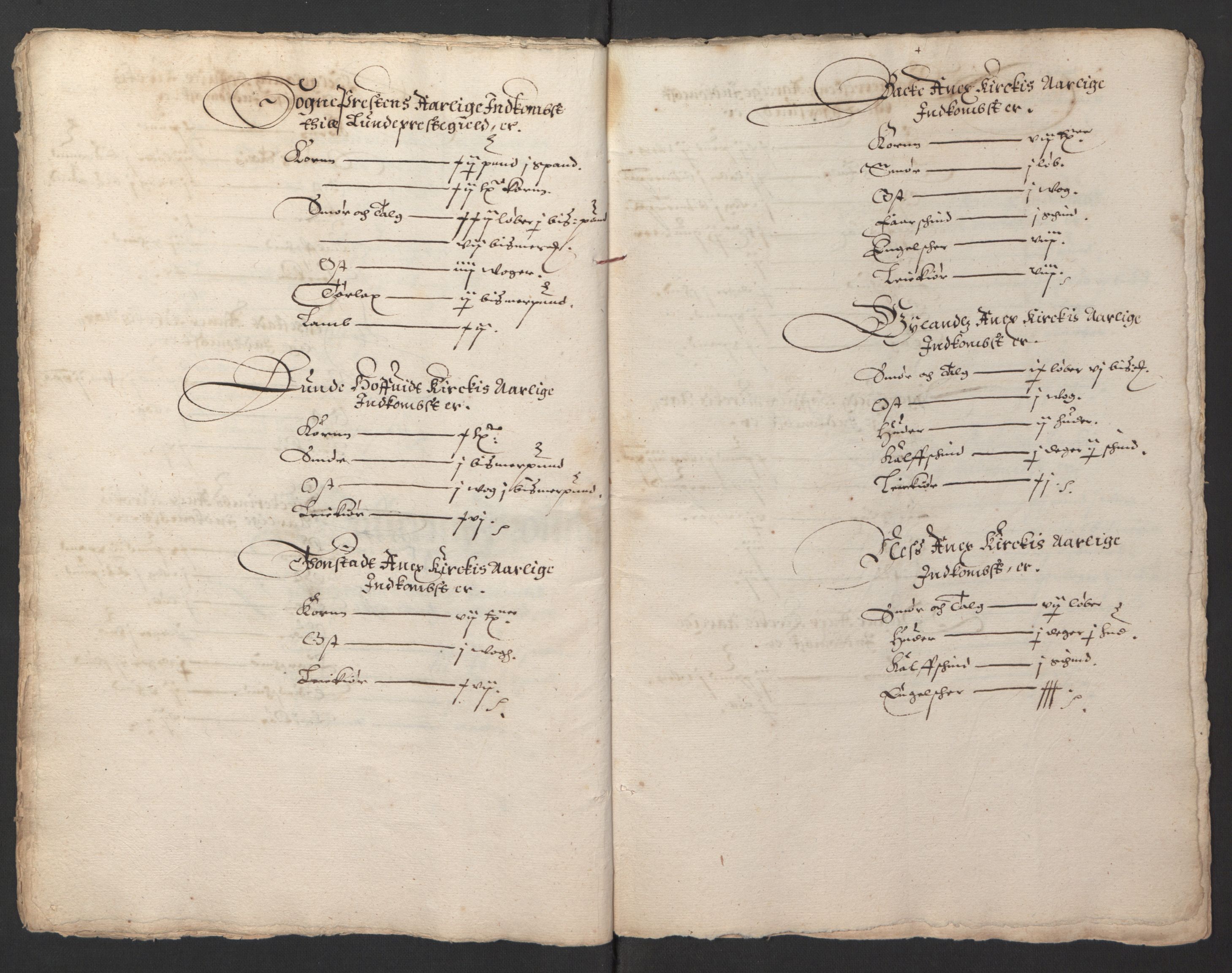 Stattholderembetet 1572-1771, AV/RA-EA-2870/Ek/L0014/0002: Jordebøker til utlikning av rosstjeneste 1624-1626: / Kirke- og prestebolsinntekter i Stavanger bispedømme, 1625, p. 18