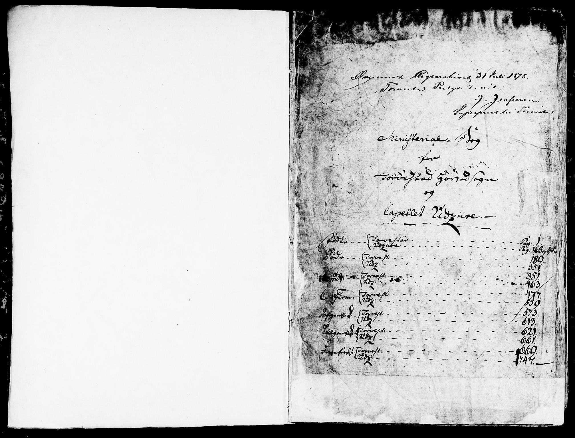 Torvastad sokneprestkontor, SAST/A -101857/H/Ha/Hab/L0001: Parish register (copy) no. B 1 /1, 1817-1835